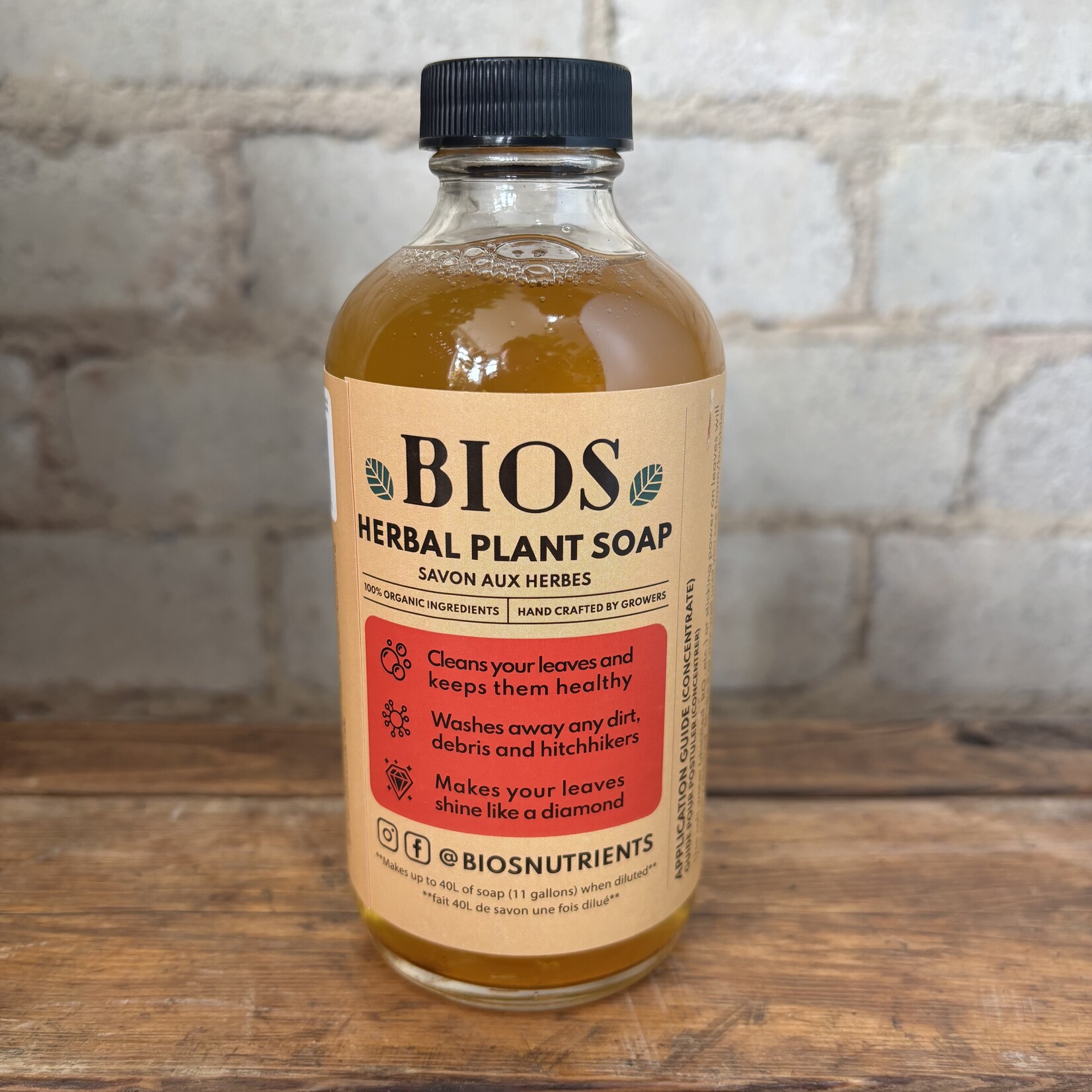 Bios Nutrients: Herbal Plant Soap Concentrated (240mL)