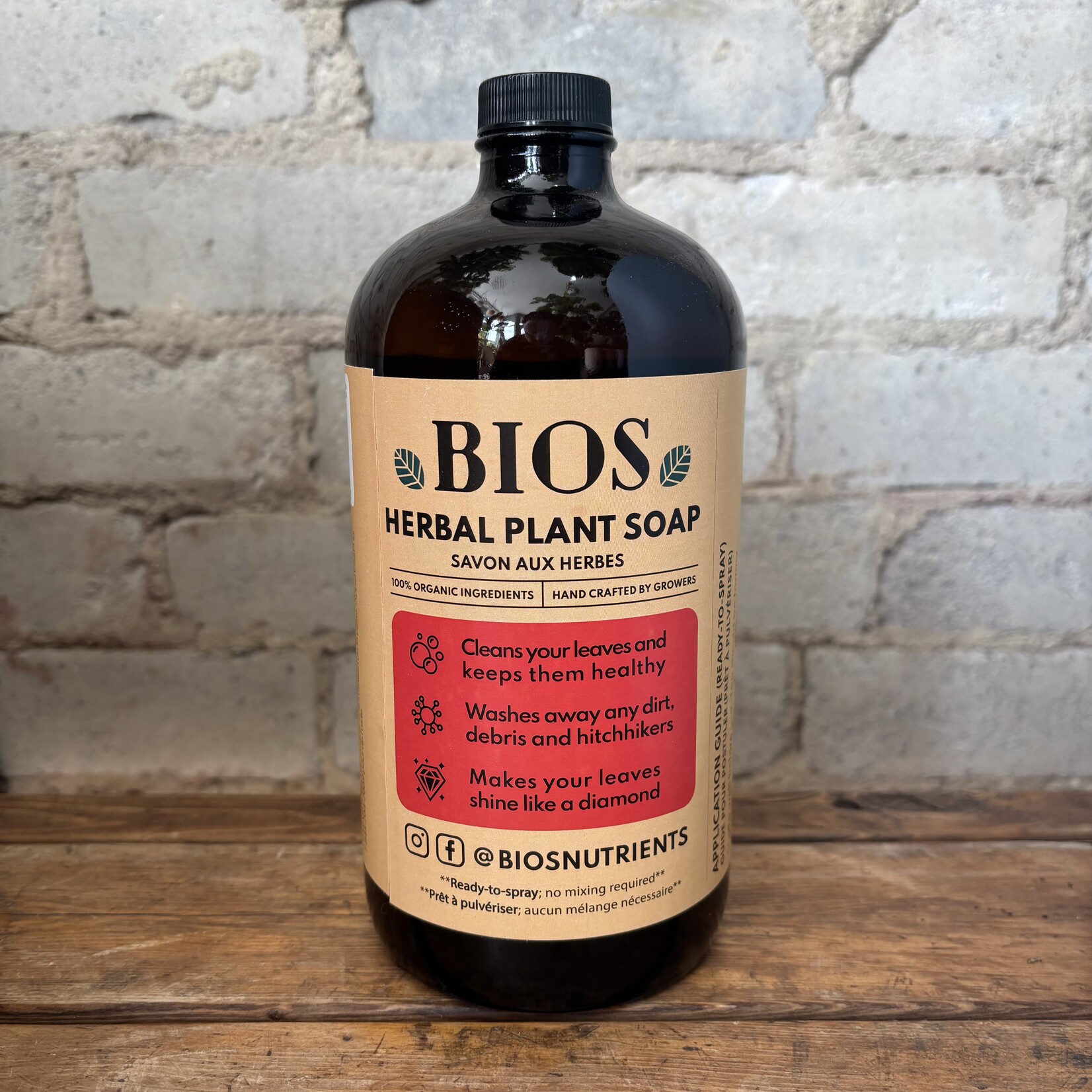 Bios Nutrients: Herbal Plant Soap Ready Spray (1 L)