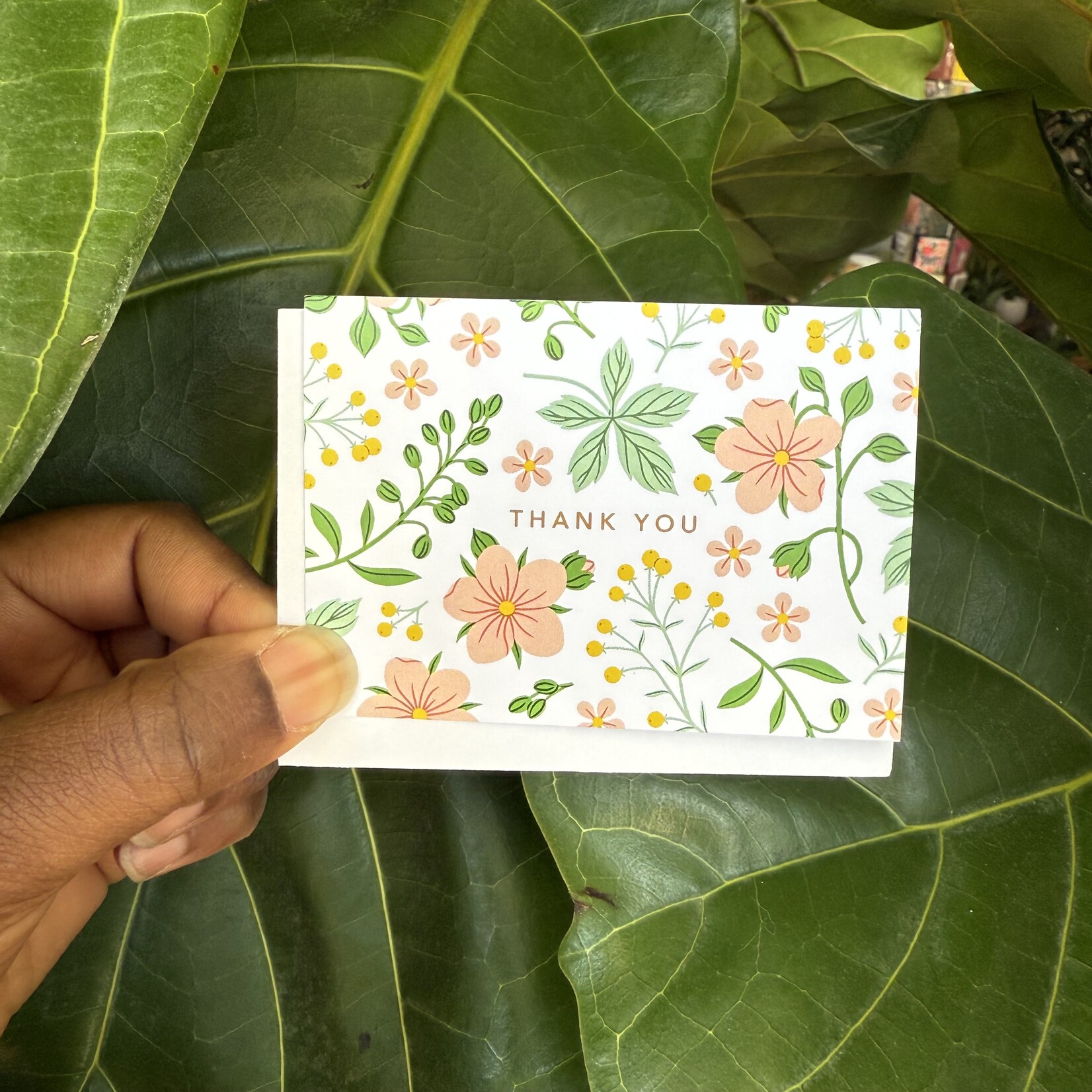 Linden Paper Co. Mini Greeting Card — Thank You
