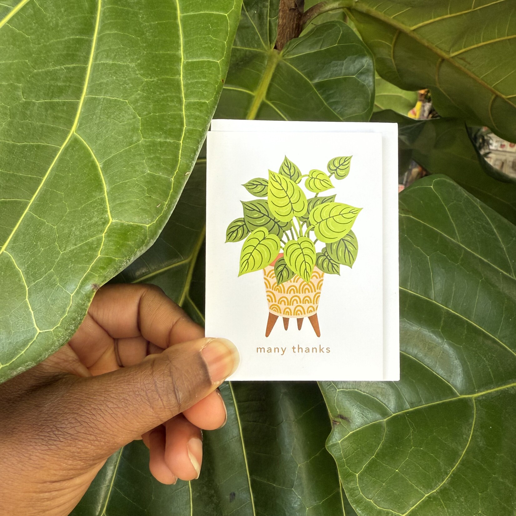 Linden Paper Co. Mini Greeting Card — Many Thanks