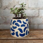 Vicky Makes Things Vicky Makes Ceramics Blue Brushstroke 3.5"