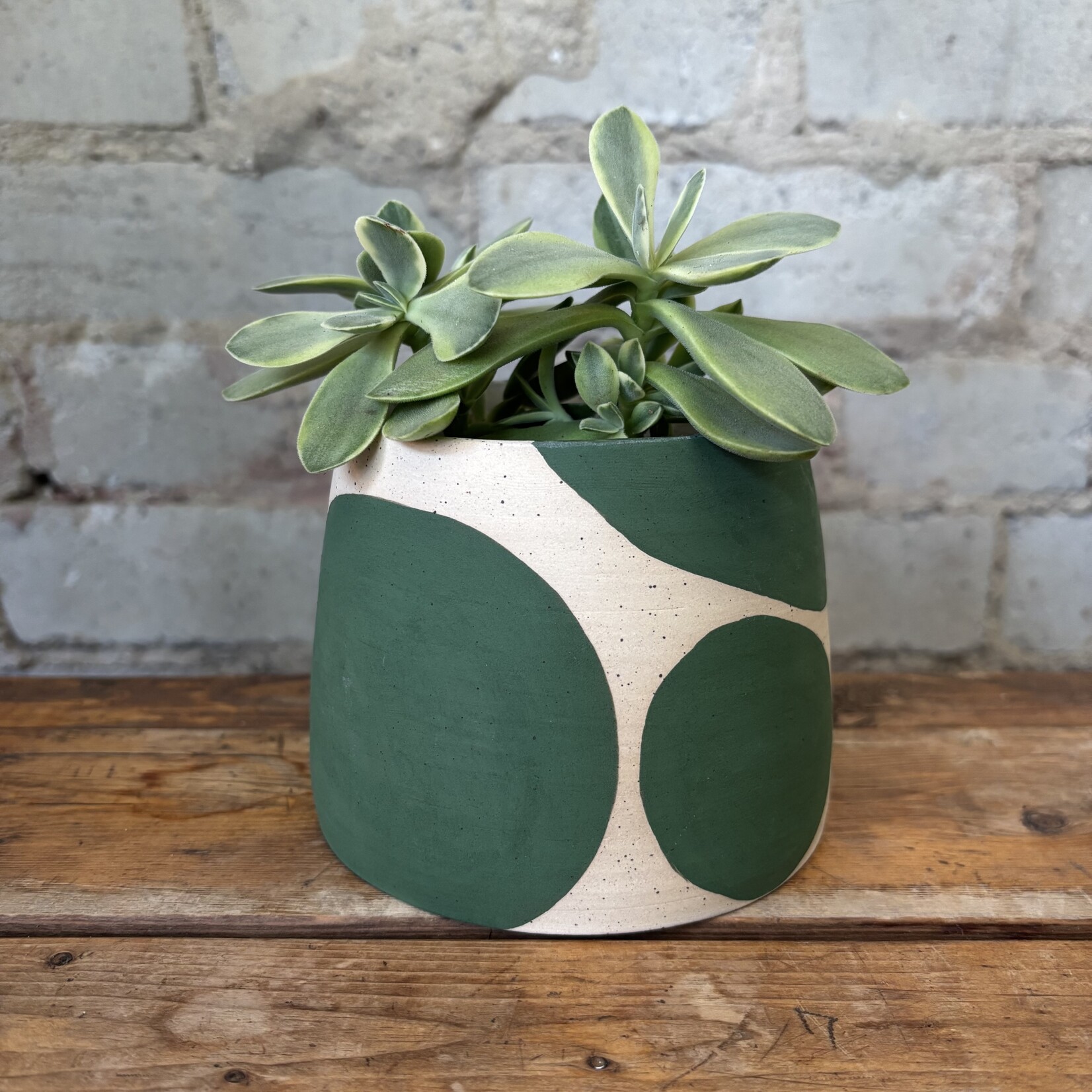 Vicky Makes Things Vicky Makes Ceramics Green Blob 3.5"