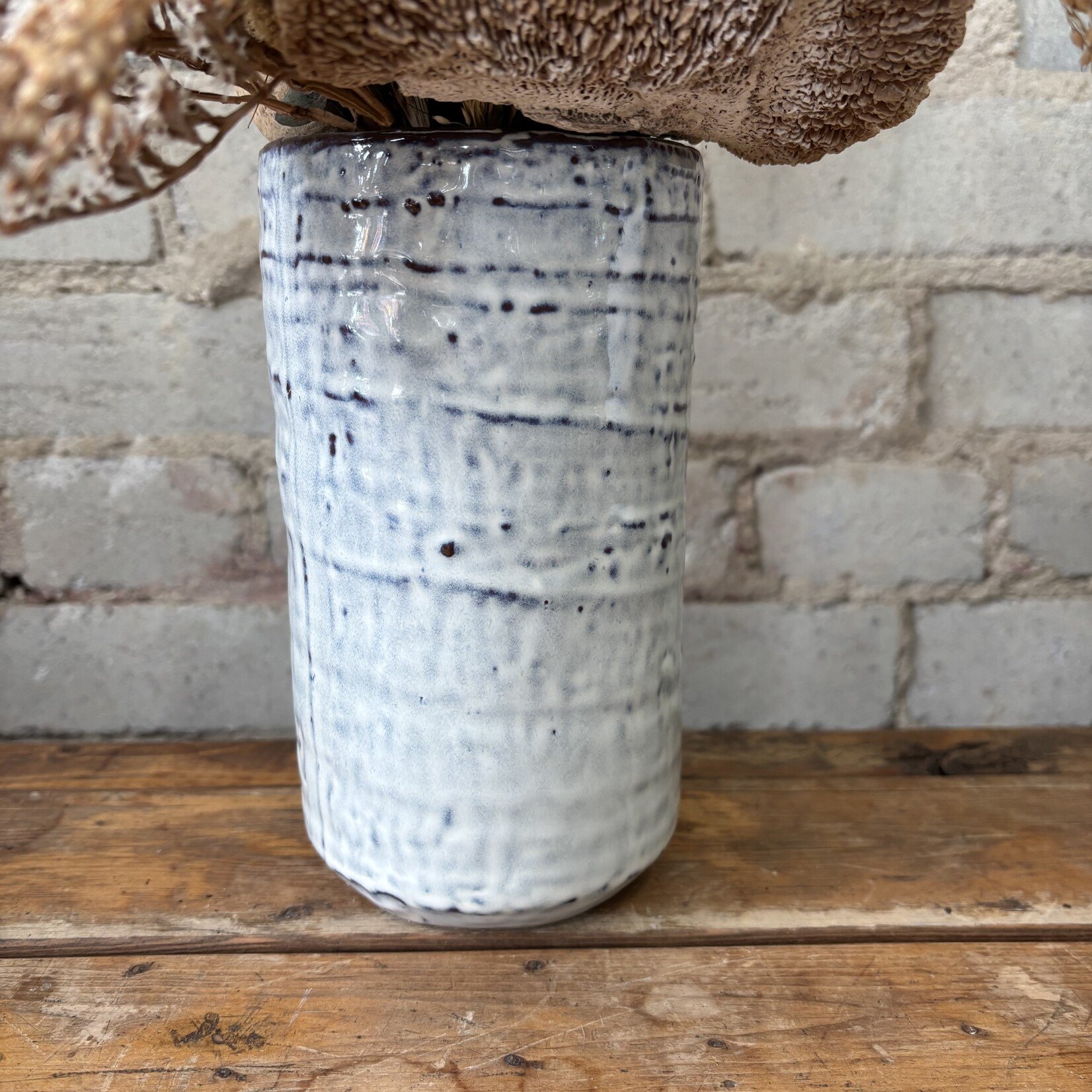 Denim Vase