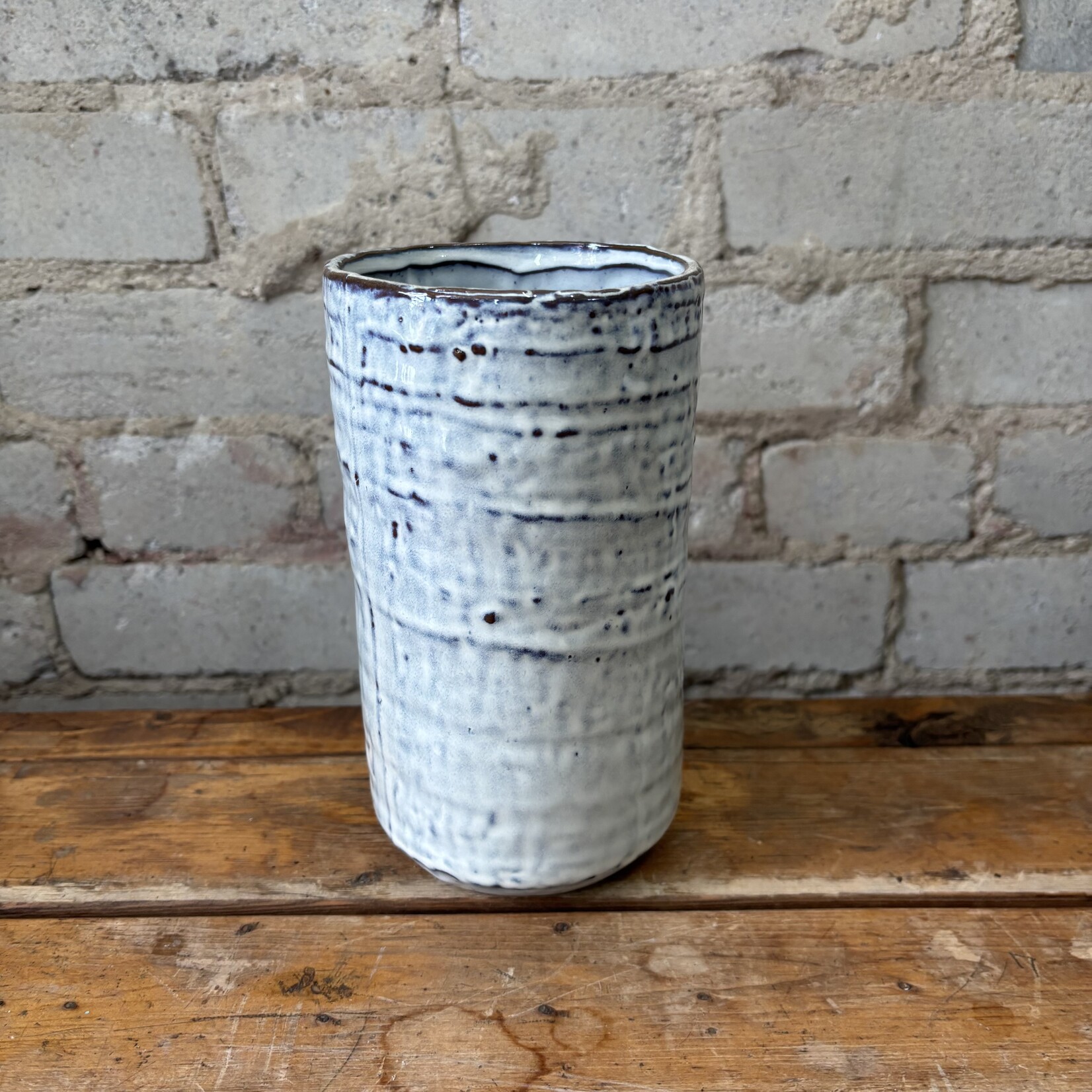 Denim Vase