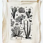 Screenprinted Tea Towel (by Havyn) Cactus
