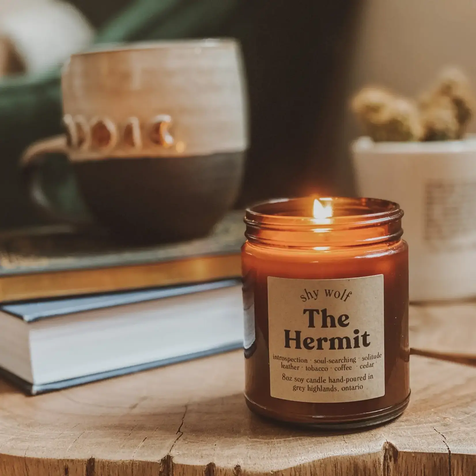 Shy Wolf Candle 8 oz. The Hermit