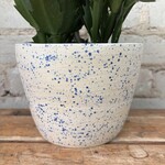 Vicky Makes Things Vicky Makes Ceramics Blue Ink Spot 6"