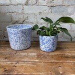 Jae Polgar Ceramics Blue Dalmatian 6.25"