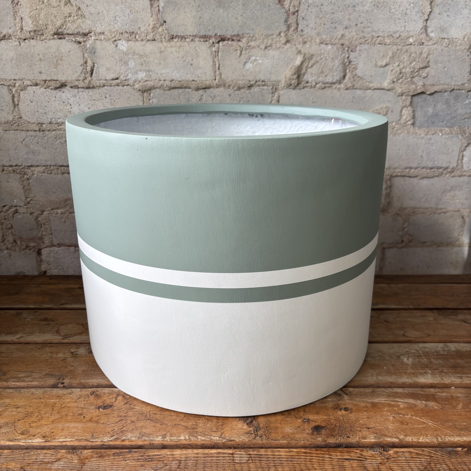 Common House Common House  - Cylinder Pot Reflection Sage Large Low (fits 12")