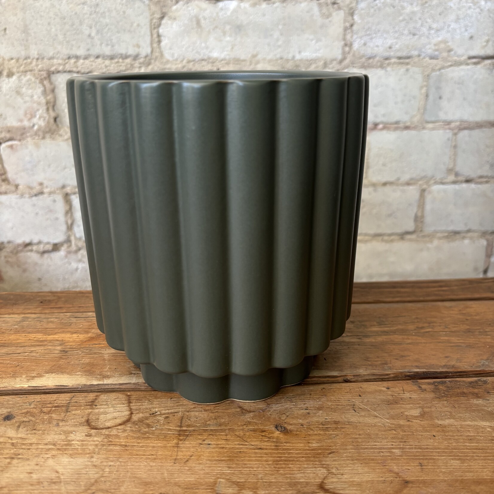 Carmen Pot (fits 5") Dark Green