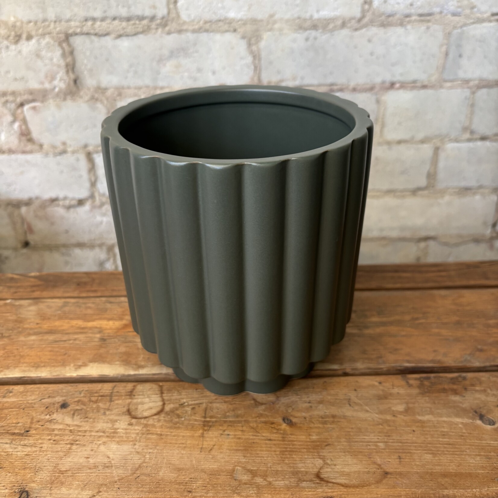 Carmen Pot (fits 5") Dark Green
