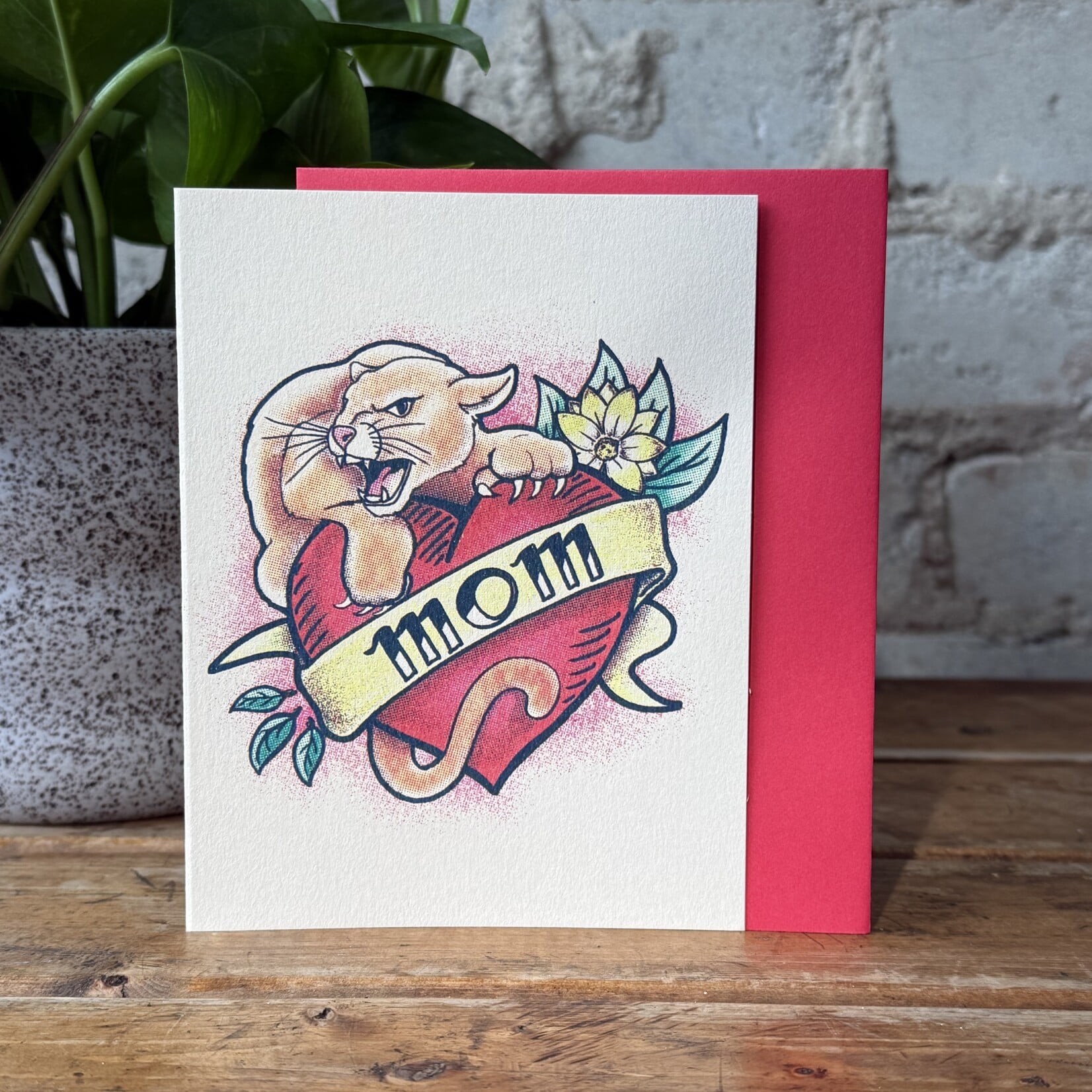 Greeting Card Mom Tattoo Greeting Card (Kid Icarus)