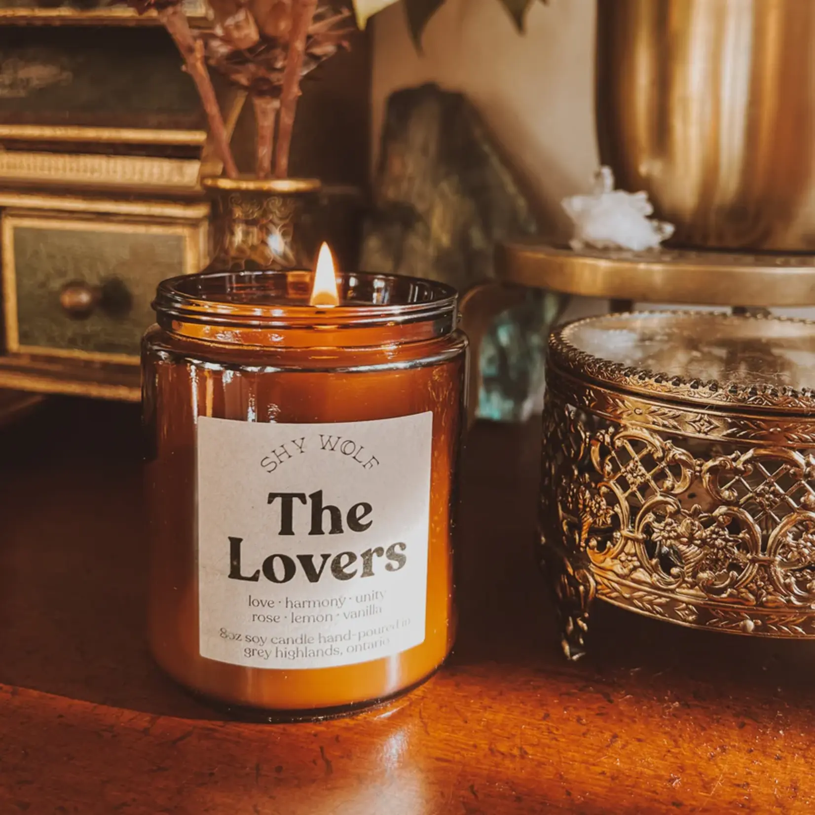 Shy Wolf Candle 8 oz. The Lovers