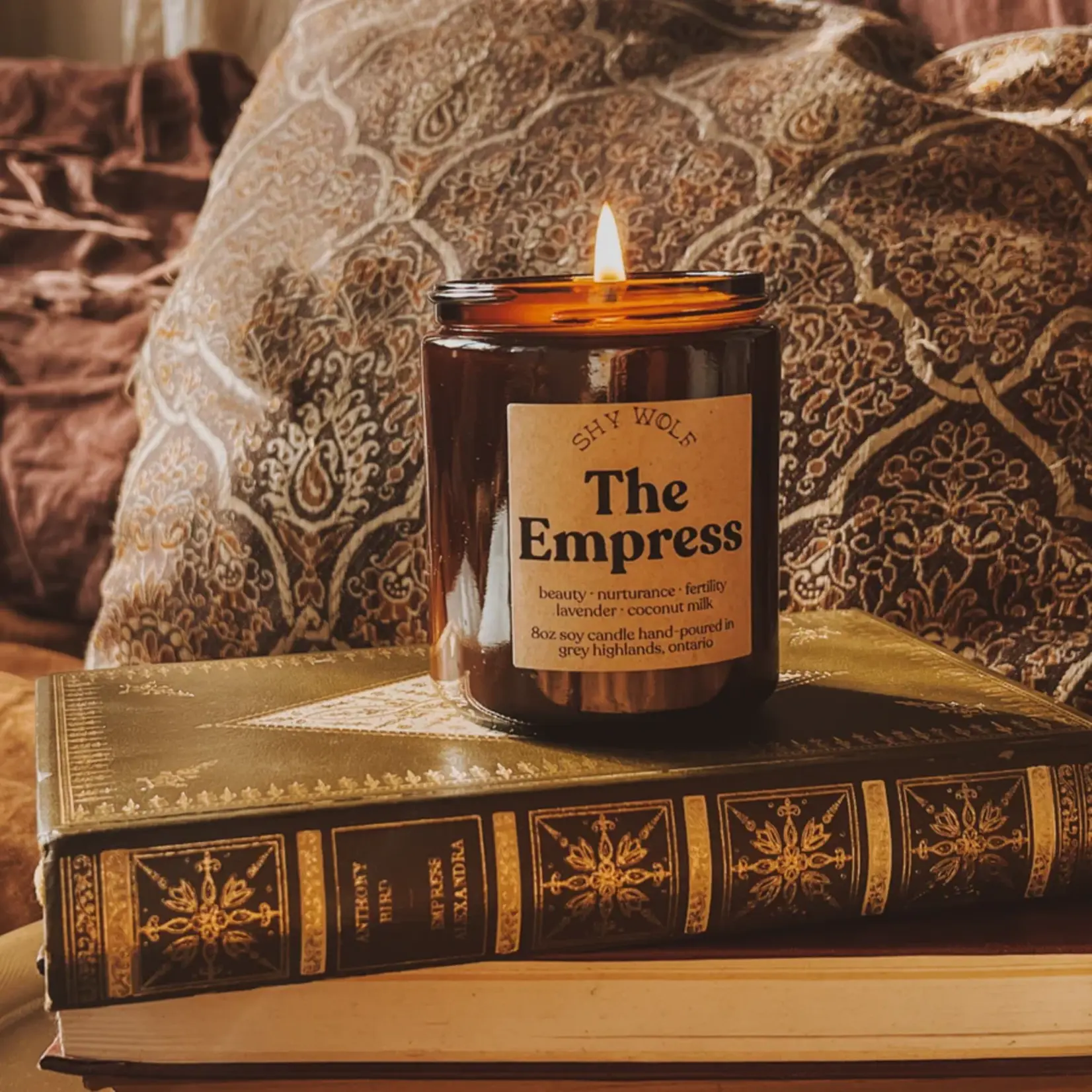 Shy Wolf Candle 8 oz. The Empress