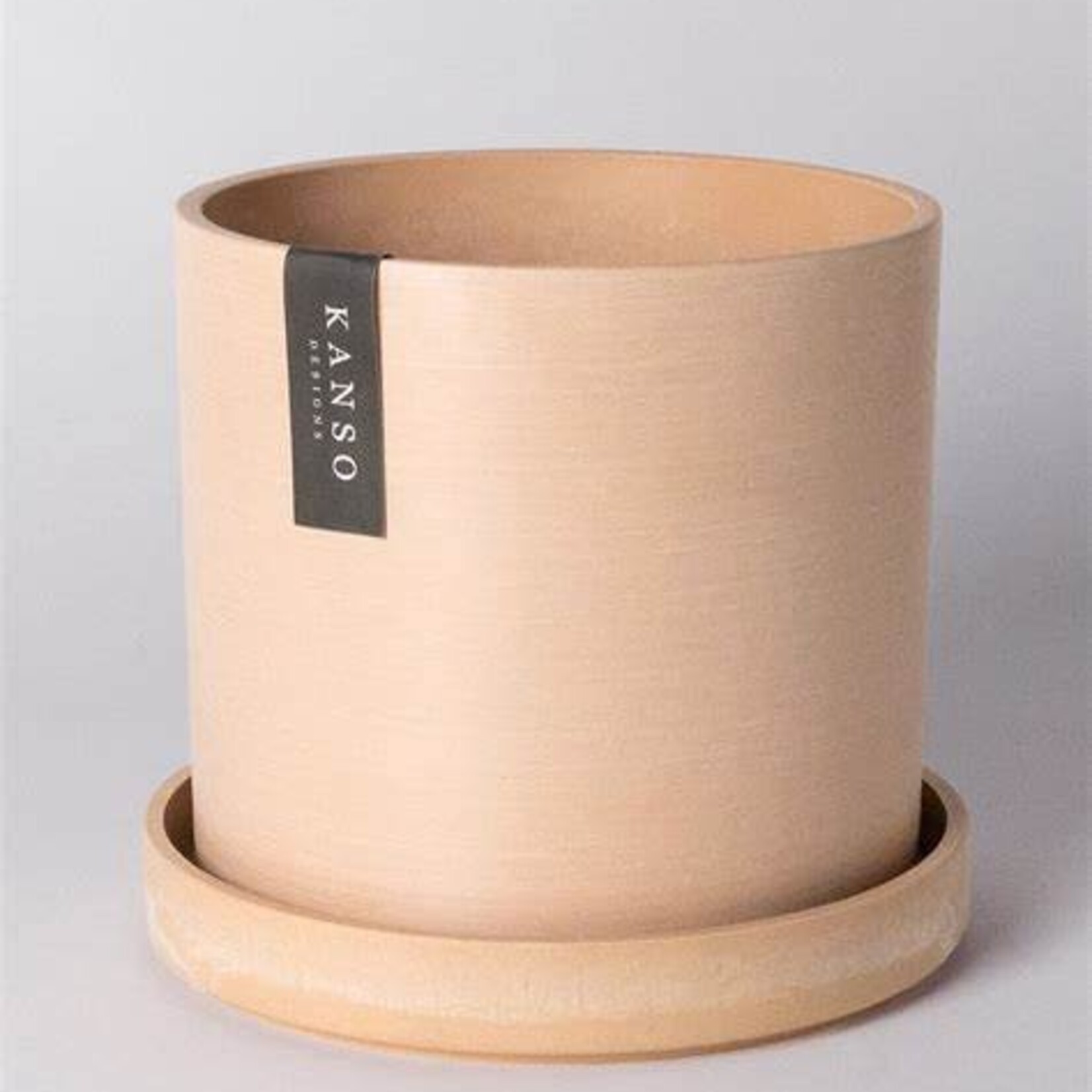 Kanso Designs 'Coral' Pot with Saucer (fits 6.5")