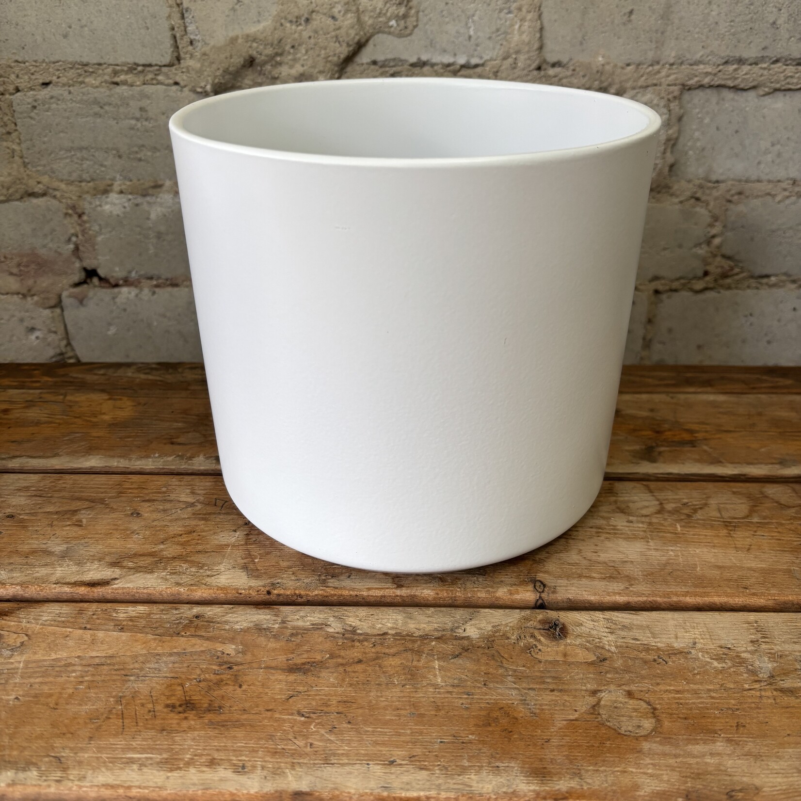 Monaco Pot (fits 6.5") White