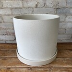 Capri Pot (fits 10") White