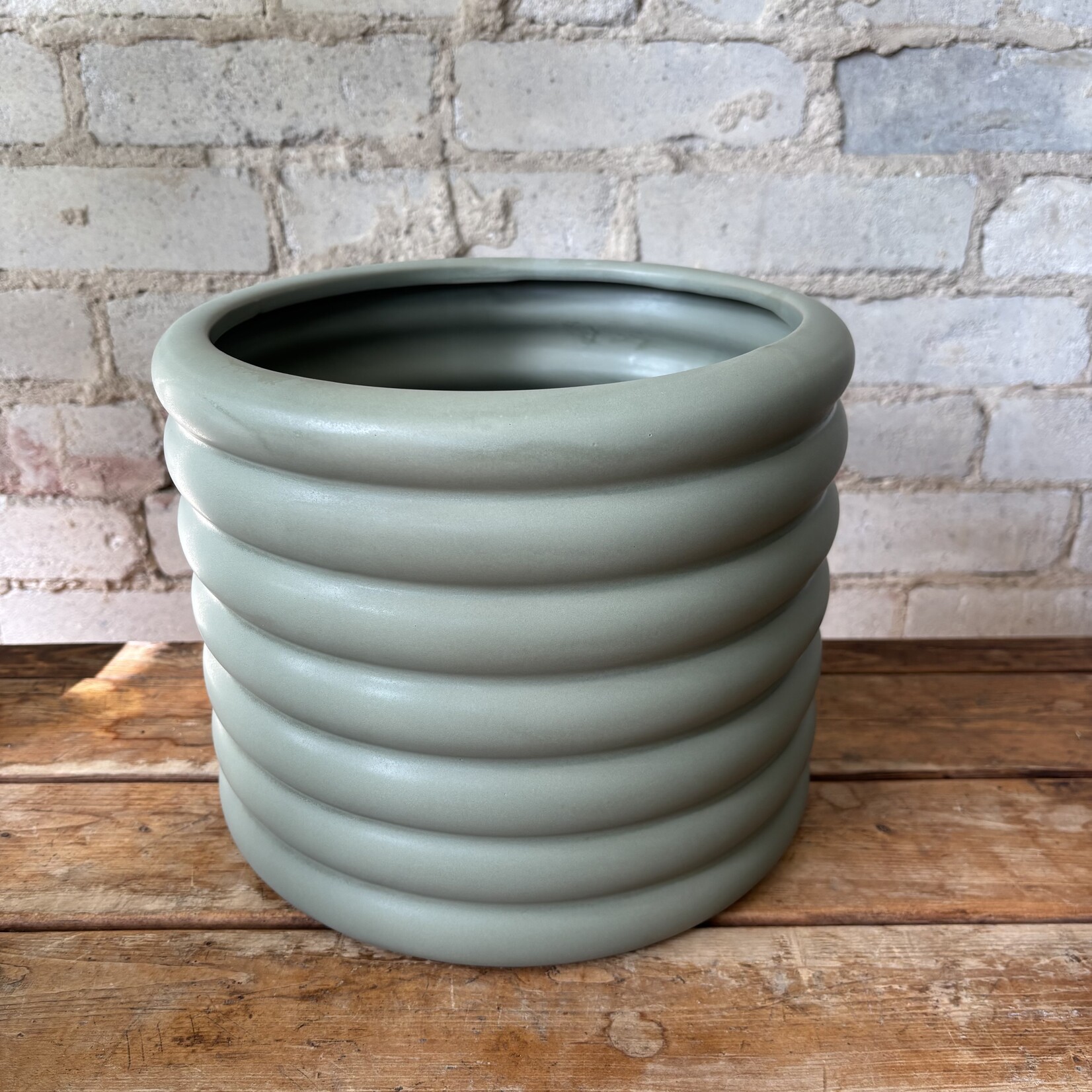 Blanche Pot (fits 8") Green