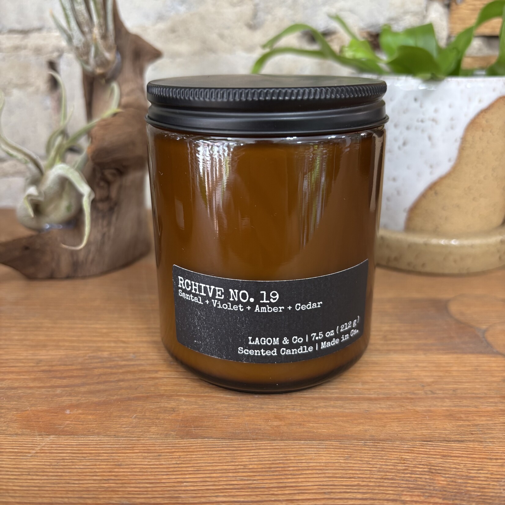 Lagom & Co Lagom & Co 7.5oz Candle 'Rchive No. 19'