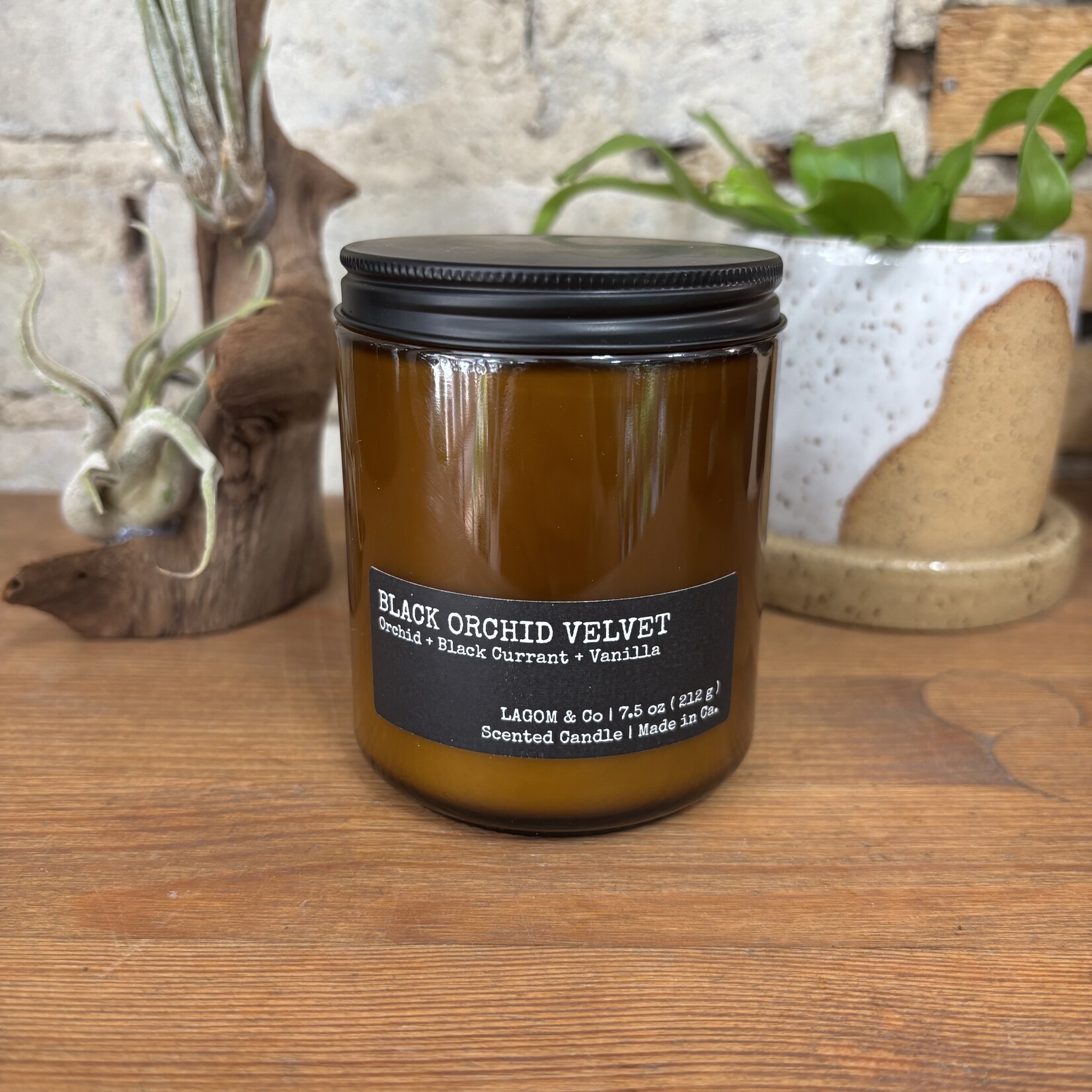 Lagom & Co Lagom & Co 7.5oz Candle 'Black Orchid Velvet'