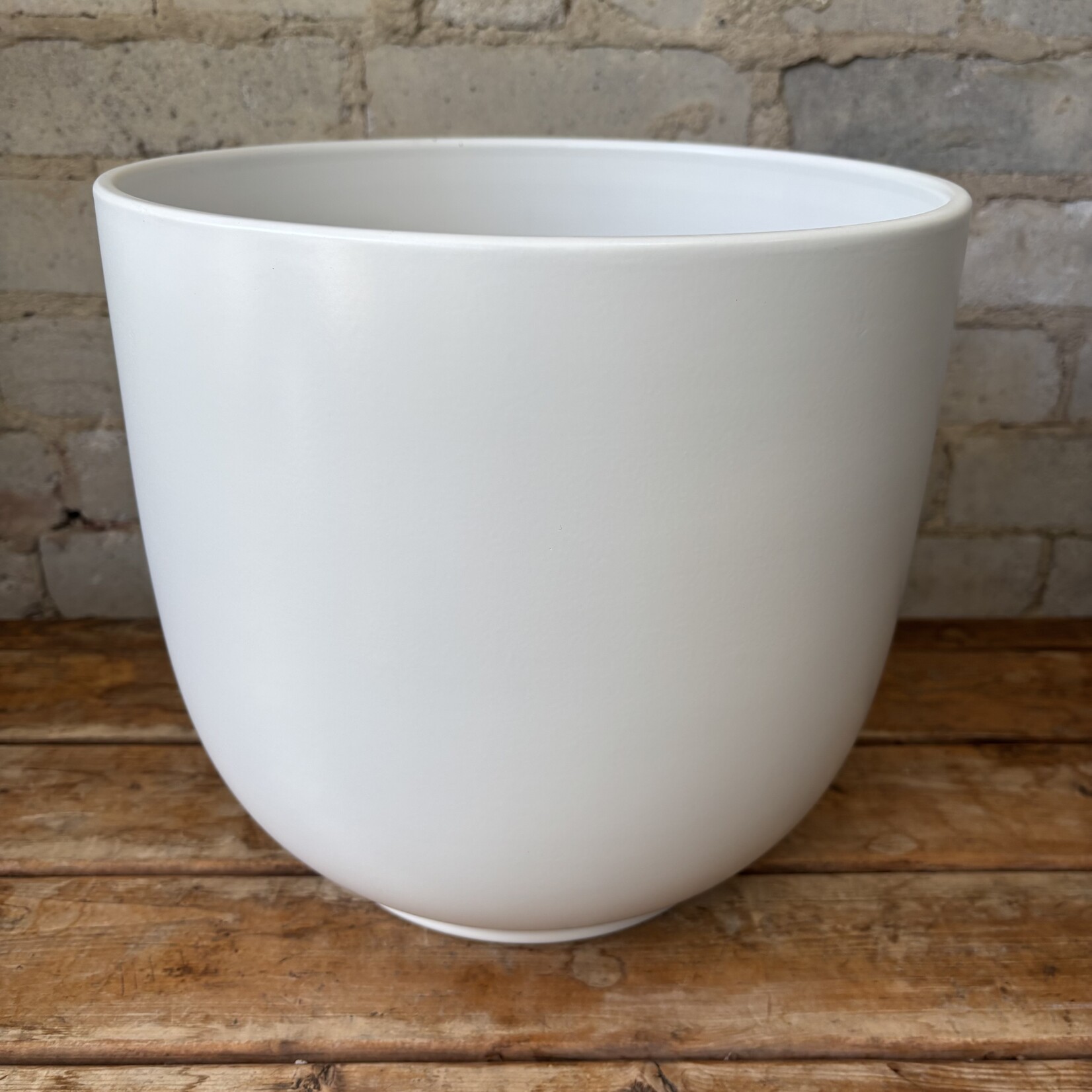 Tusca Pot (Fits 10") Matte White