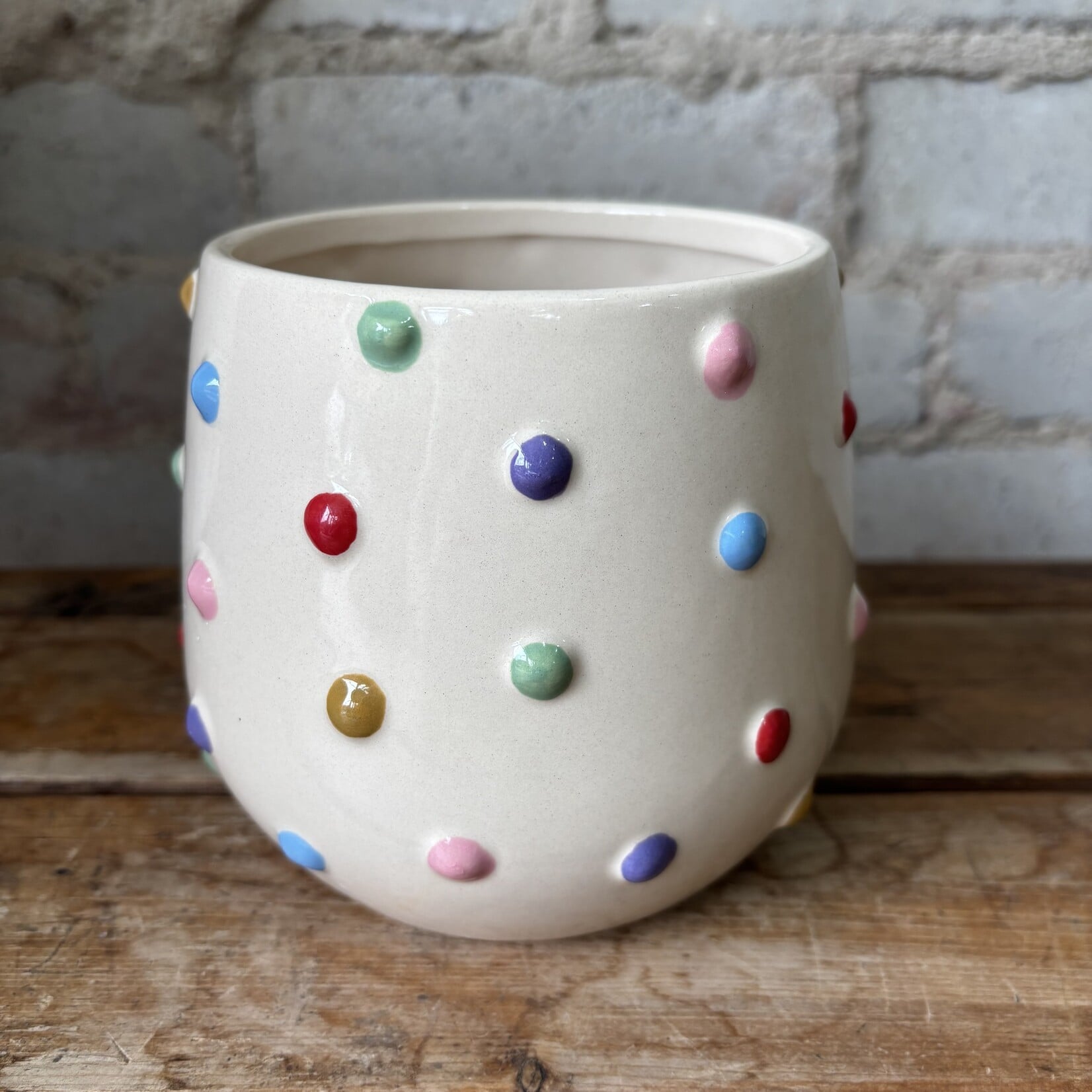 Colour Dot Pot (Fit's 4")