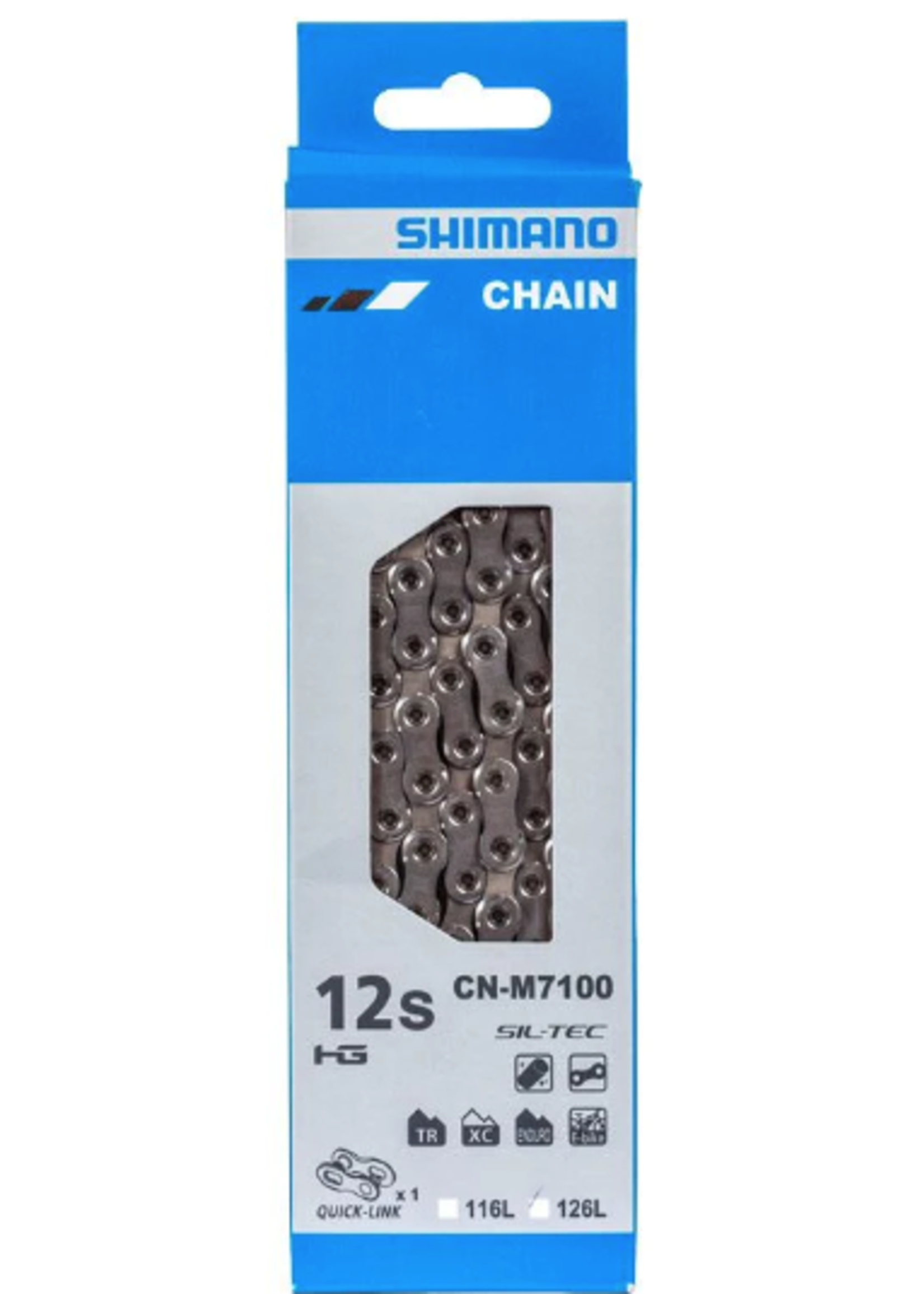 SHIMANO CADENA CN-M7100 126L 12V/QUICK LINK SHIMANO