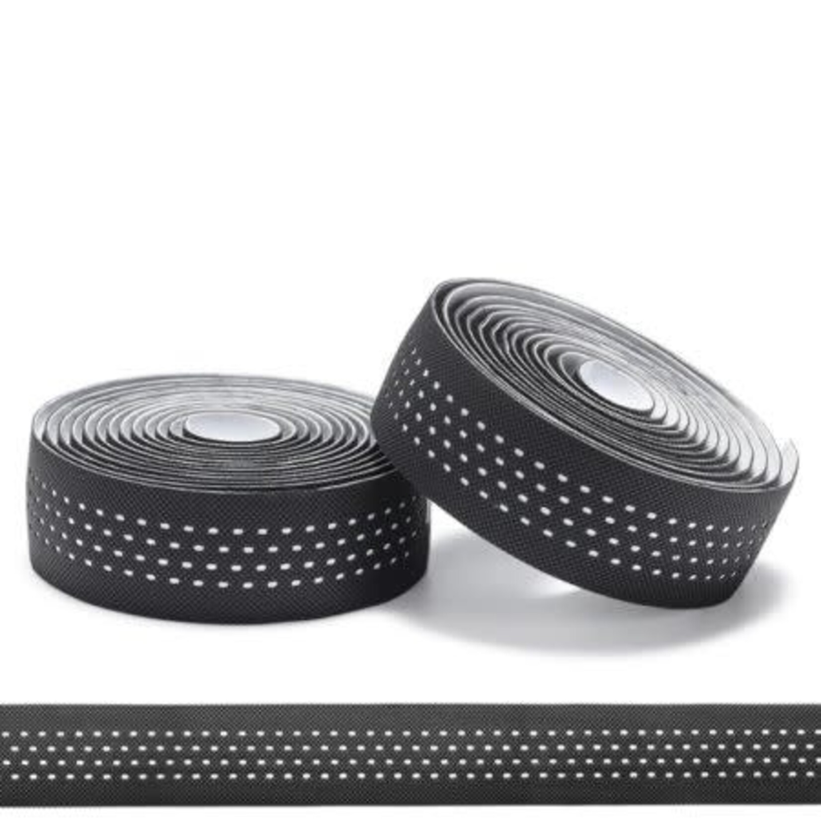 ROCKBROS Cinta para manubrio de bicicleta Rockbros. Color Negro/ Blanco.