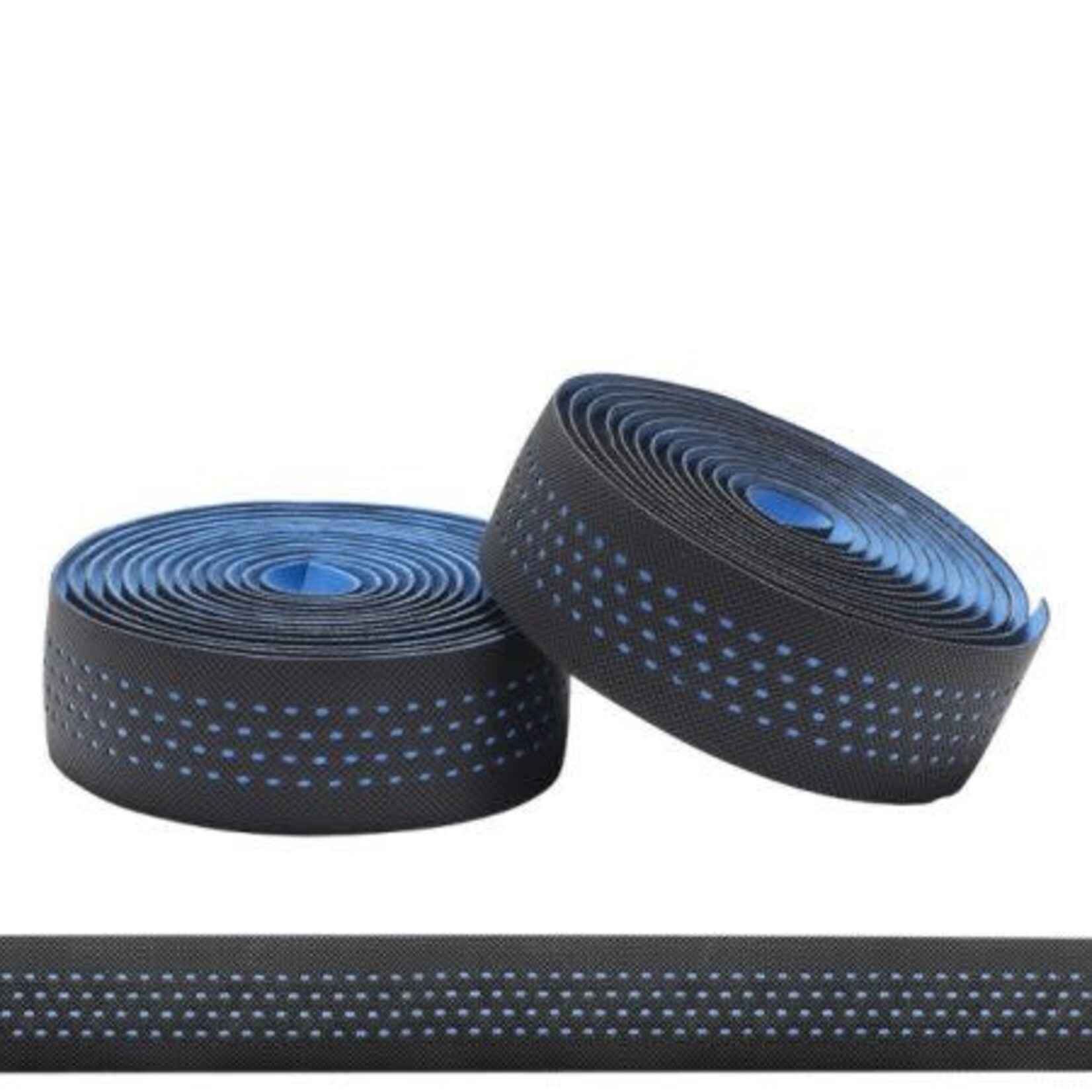 ROCKBROS Cinta para manubrio de bicicleta Rockbros. Color Negro/Azul.