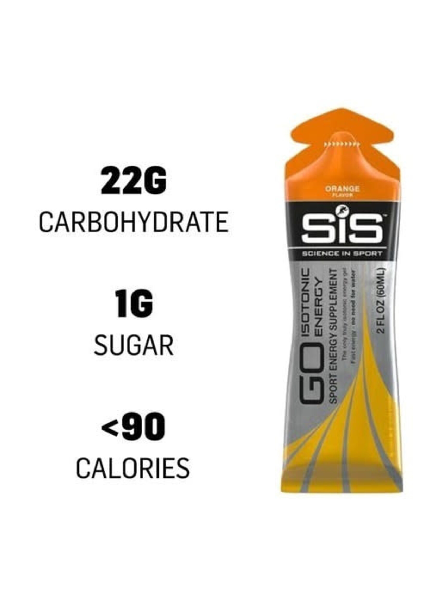 SIS SIS Isotionic Energy gel 60ml . Sabor naranja