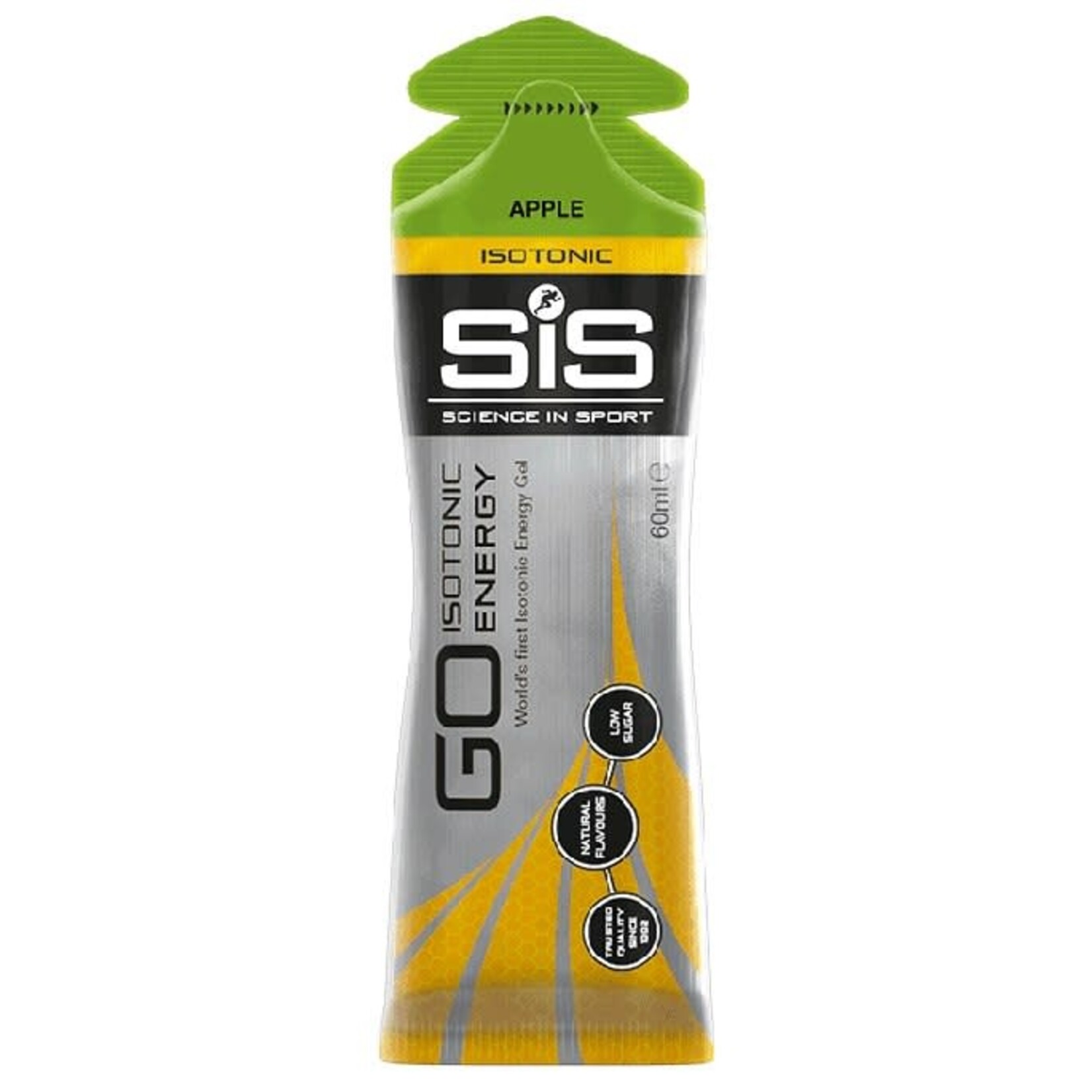 SIS SIS GO Energy + Electrolyte gel. Sabor Manzana
