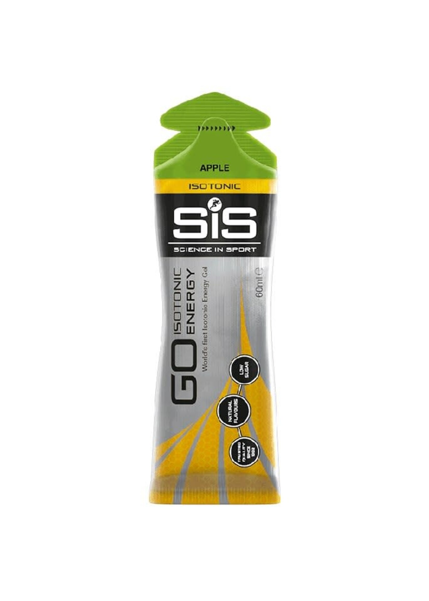 SIS SIS GO Energy + Electrolyte gel. Sabor Manzana