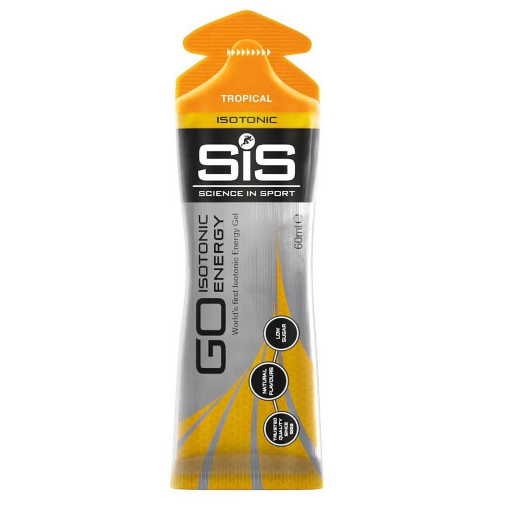 SIS SIS GO Energy + Electrolyte gel. Sabor Tropical