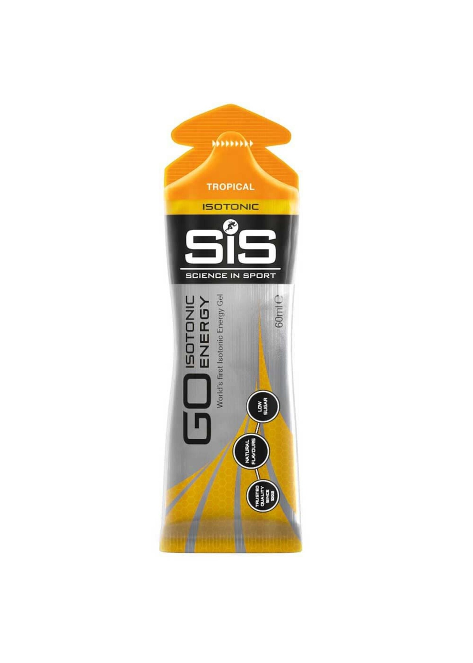 SIS SIS GO Energy + Electrolyte gel. Sabor Tropical