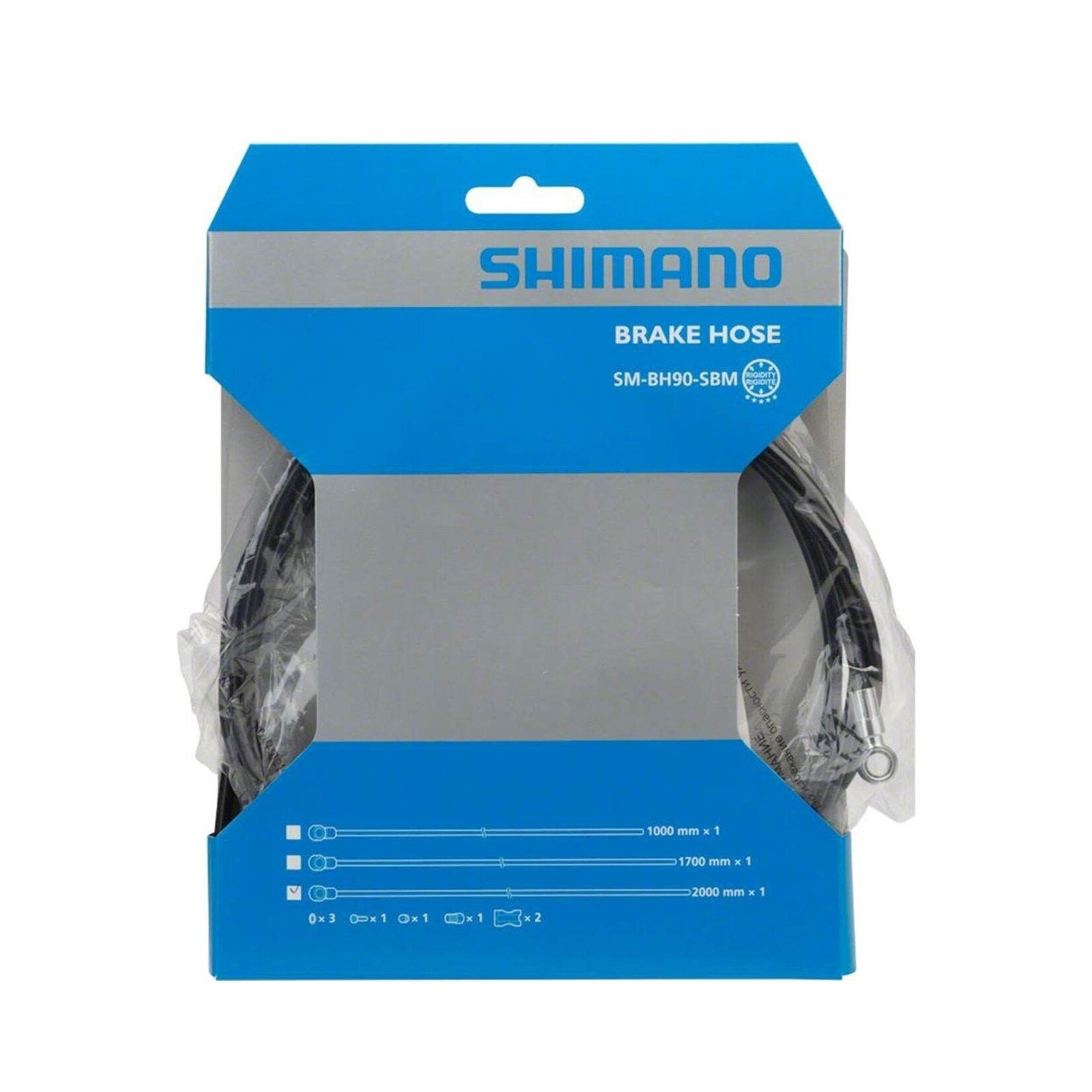 SHIMANO Manguera de freno para bicicleta 2000mm SM-BH90-M987 negro