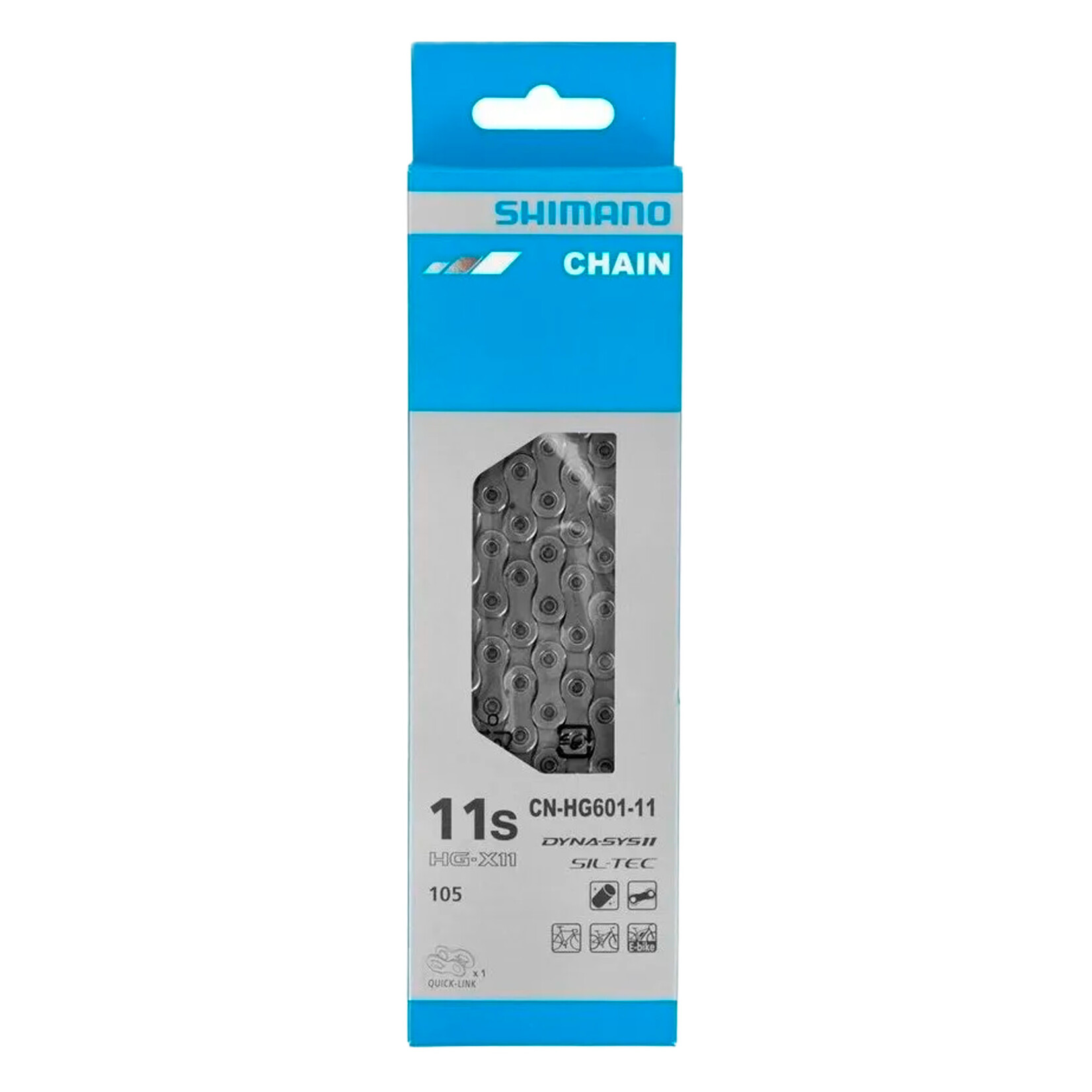 SHIMANO Cadena para bicicleta 11 velocidades 138L CN-HG601 Shimano