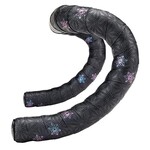 SUPACAZ Cinta para manubrio Super Sticky Kush - Galaxy - Oil slick stars + Black Plugs