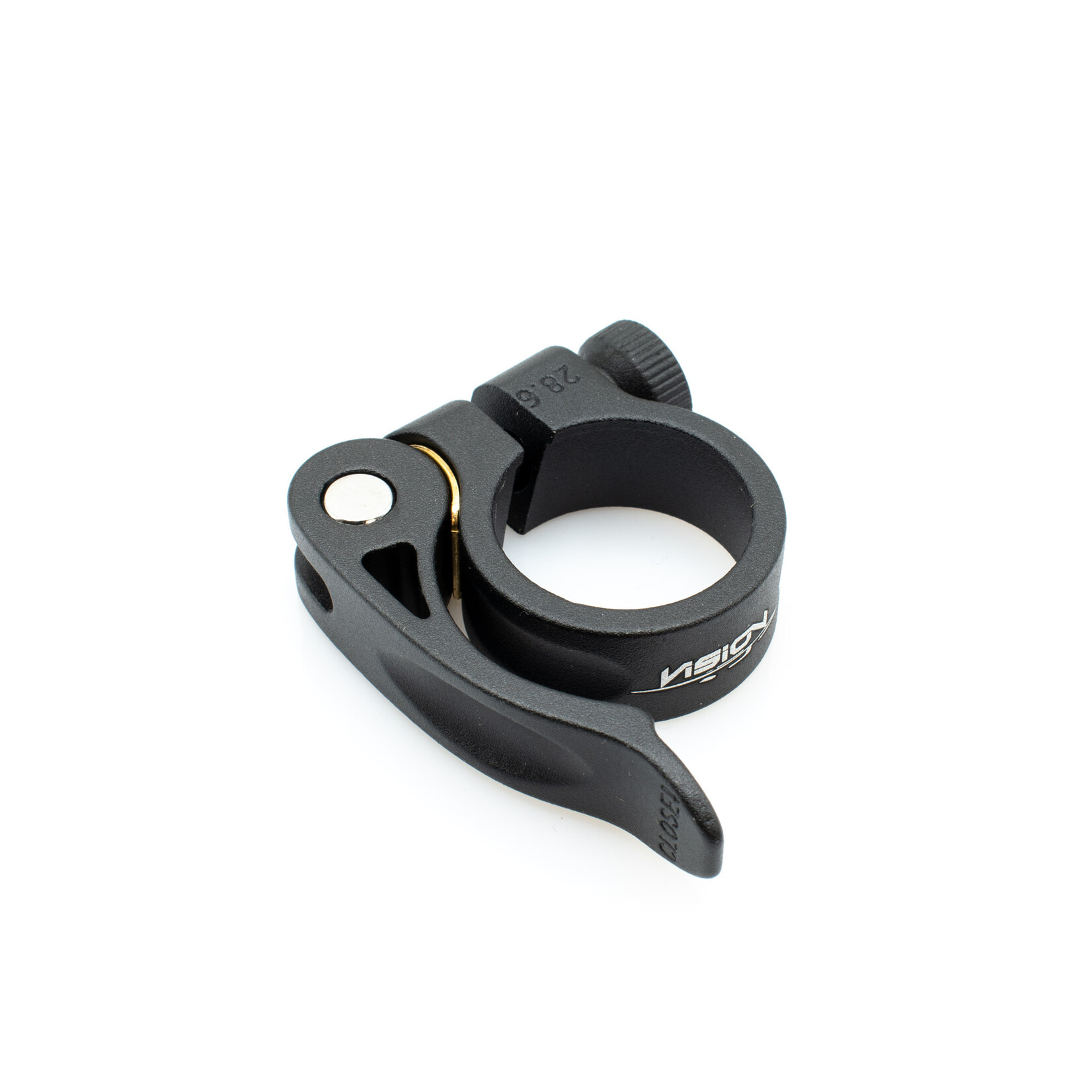 VISION Abrazadera de asiento aluminio para bicicleta negro Vision