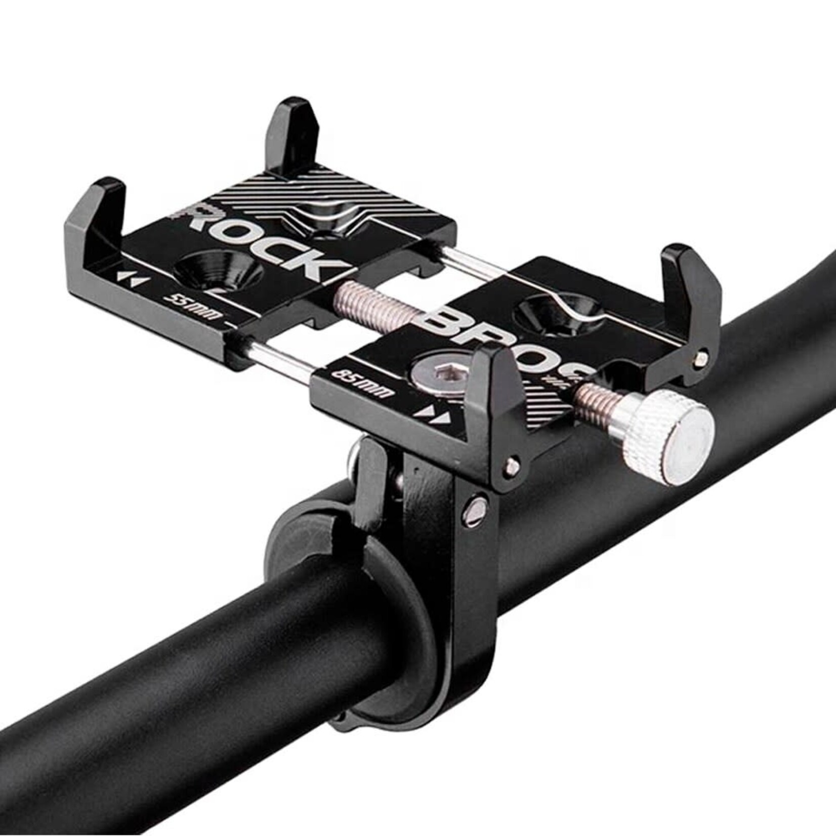ROCKBROS Soporte de celular de aluminio para manubrio de bicicleta RockBros