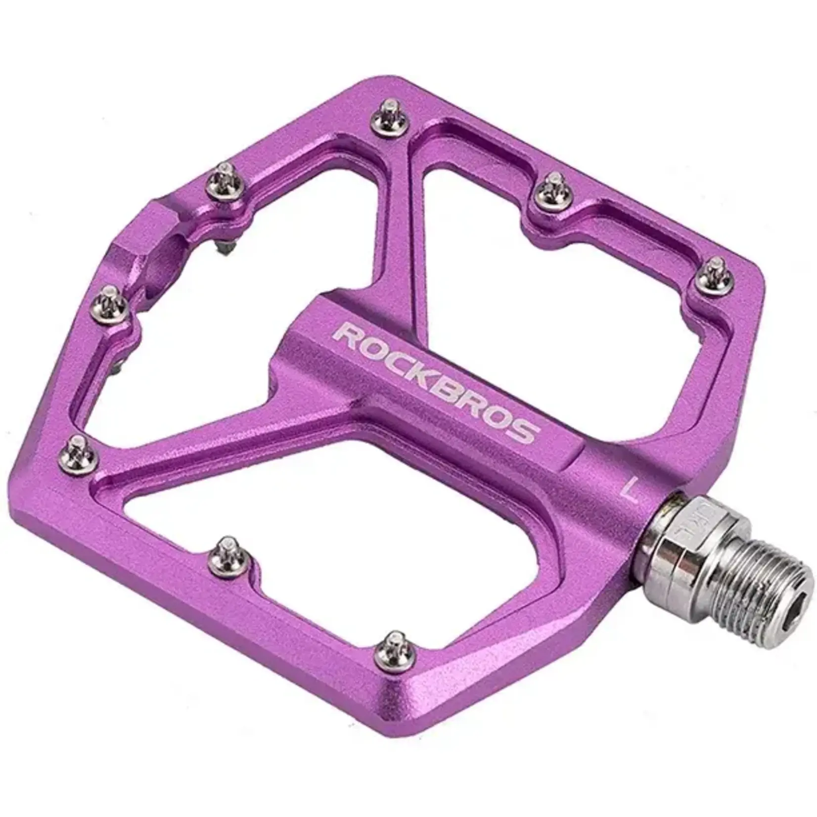 ROCKBROS Pedales de aluminio para bicicleta RockBros color morado