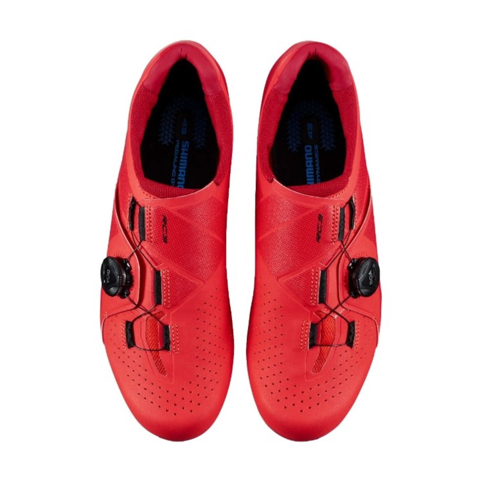 SHIMANO Zapatillas de ciclismo para ruta RC3 Shimano color Rojo Talla 42 Eur