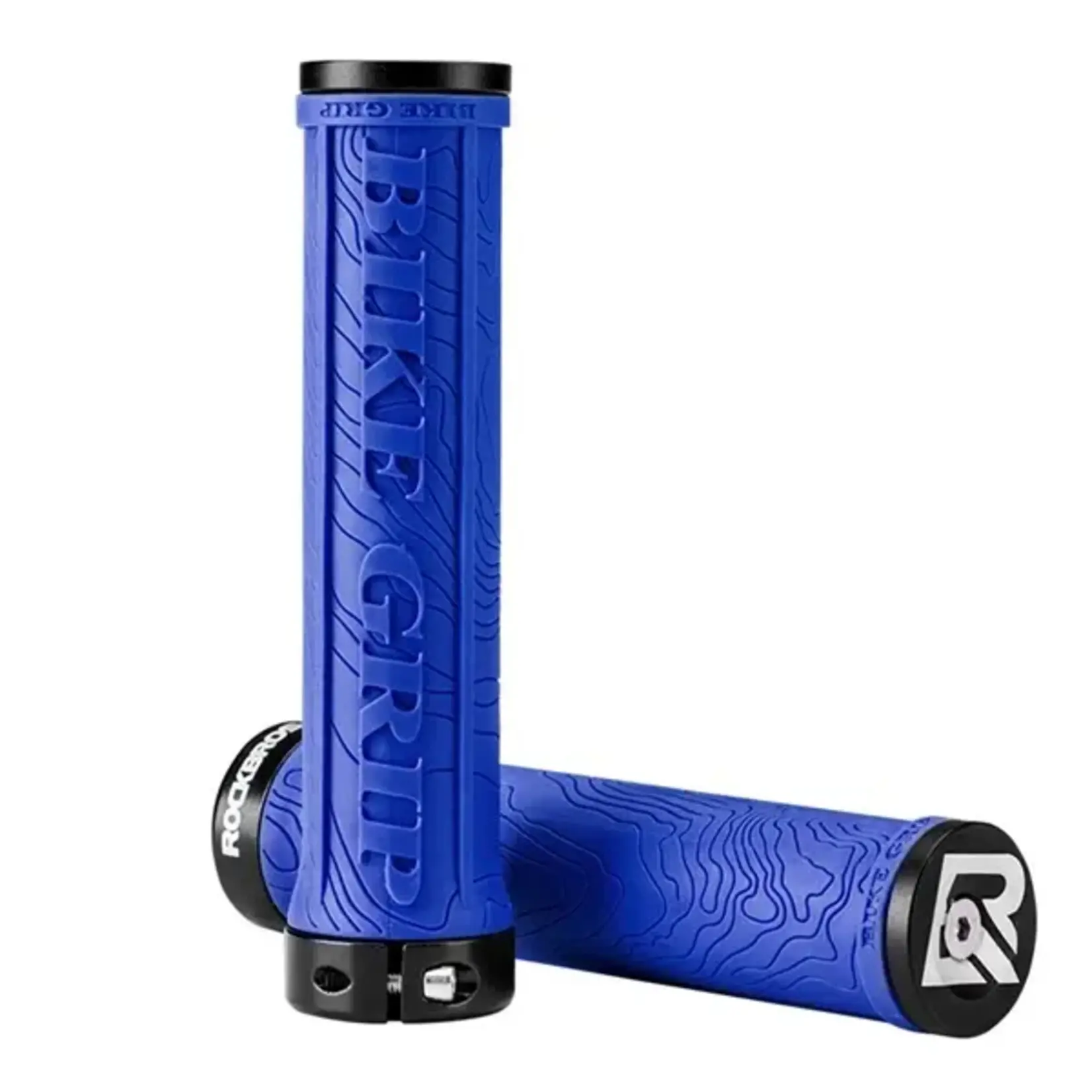 ROCKBROS Puños para bicicleta con bike grip color azul.  Rockbros