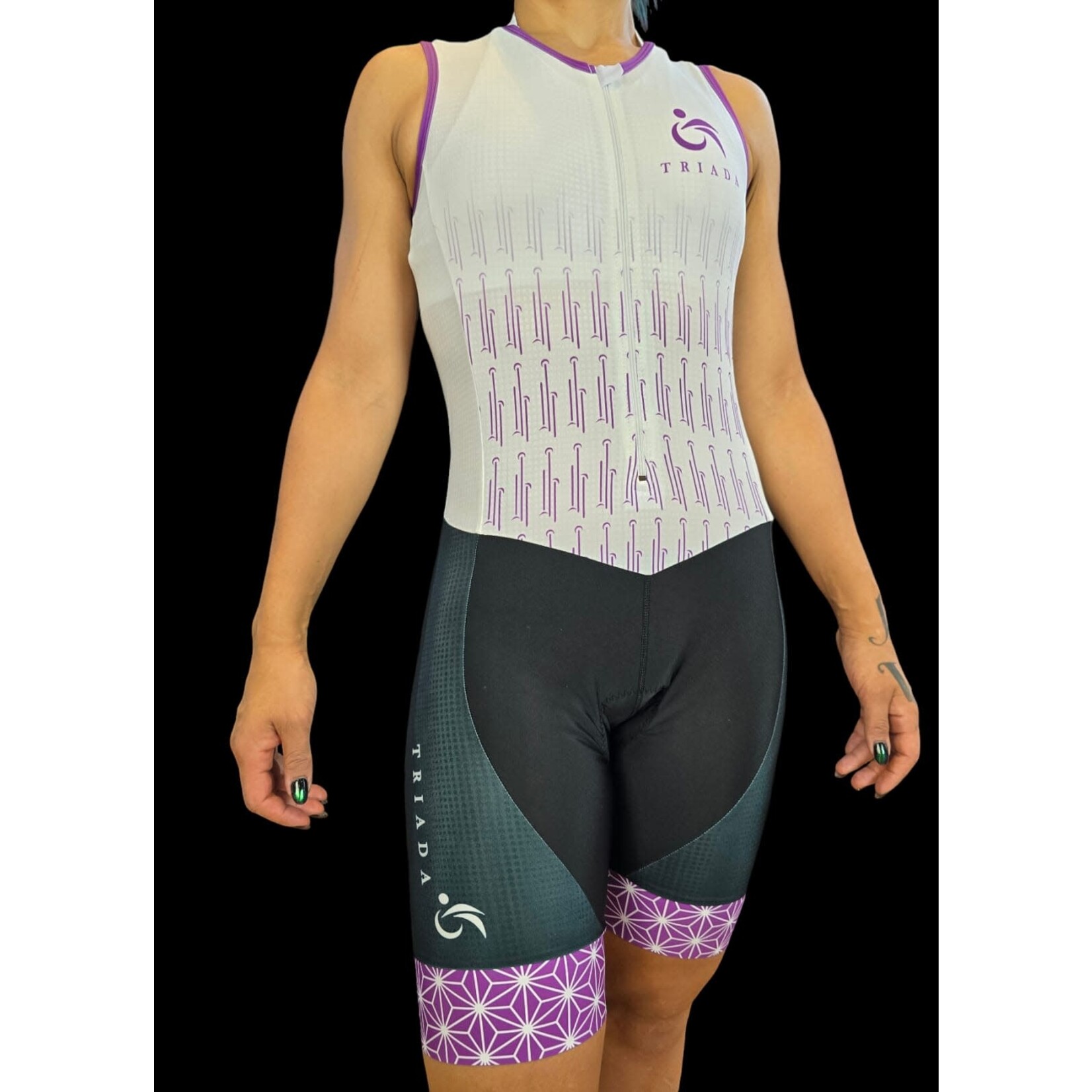 TRIADA Trisuit Olimpic Lila Triada (sin mangas)