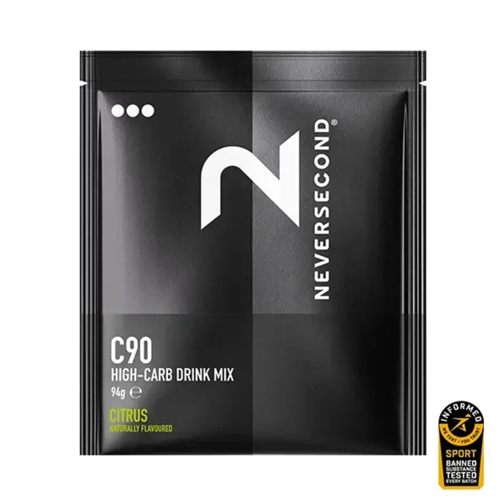 NEVERSECOND C90 High-Carb Drink Mix (94g) sabor Citrus