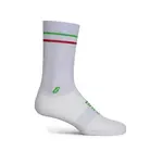 GAVIA Calceta de ciclismo color Blanco detalle México. Gavia