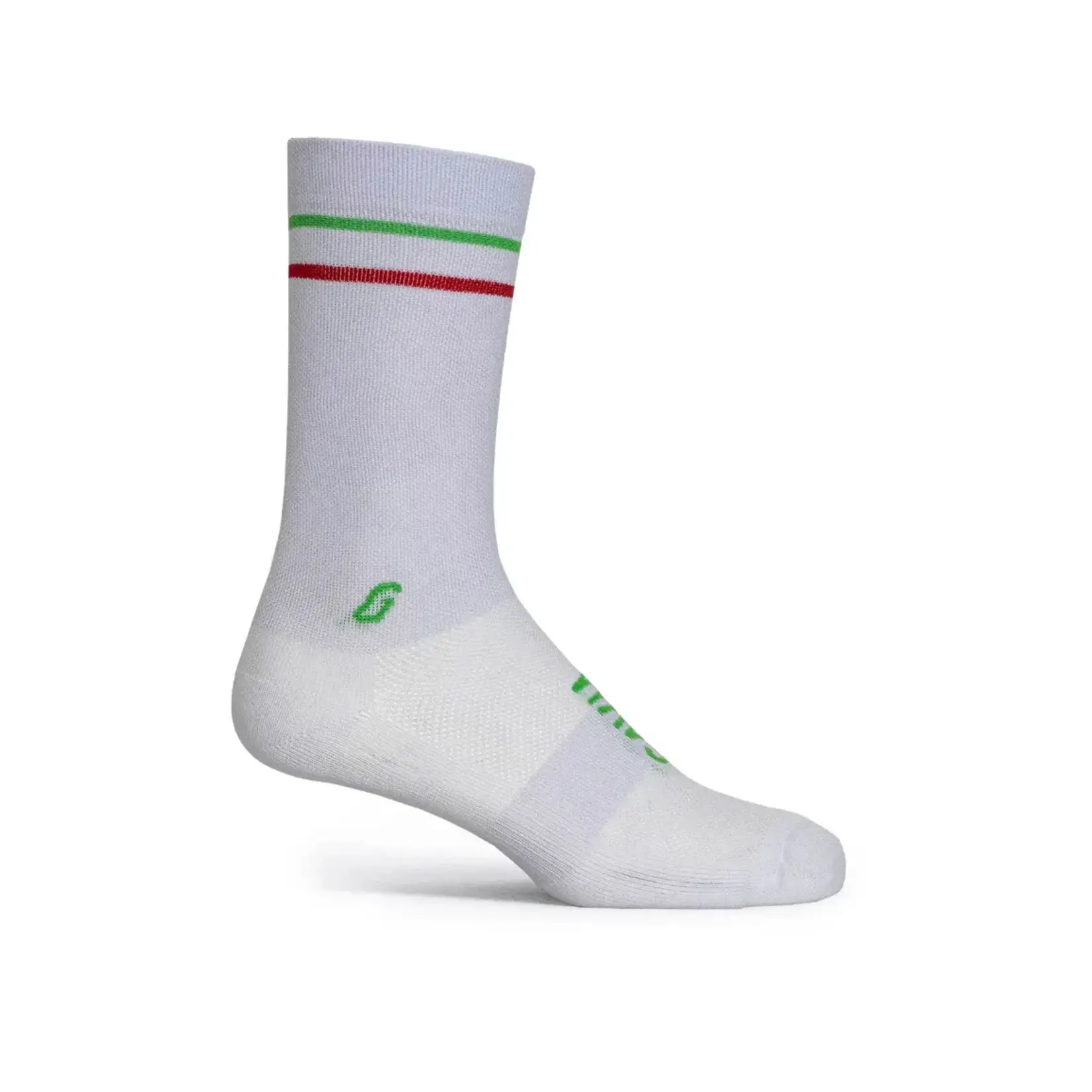 GAVIA Calceta de ciclismo color Blanco detalle México. Gavia