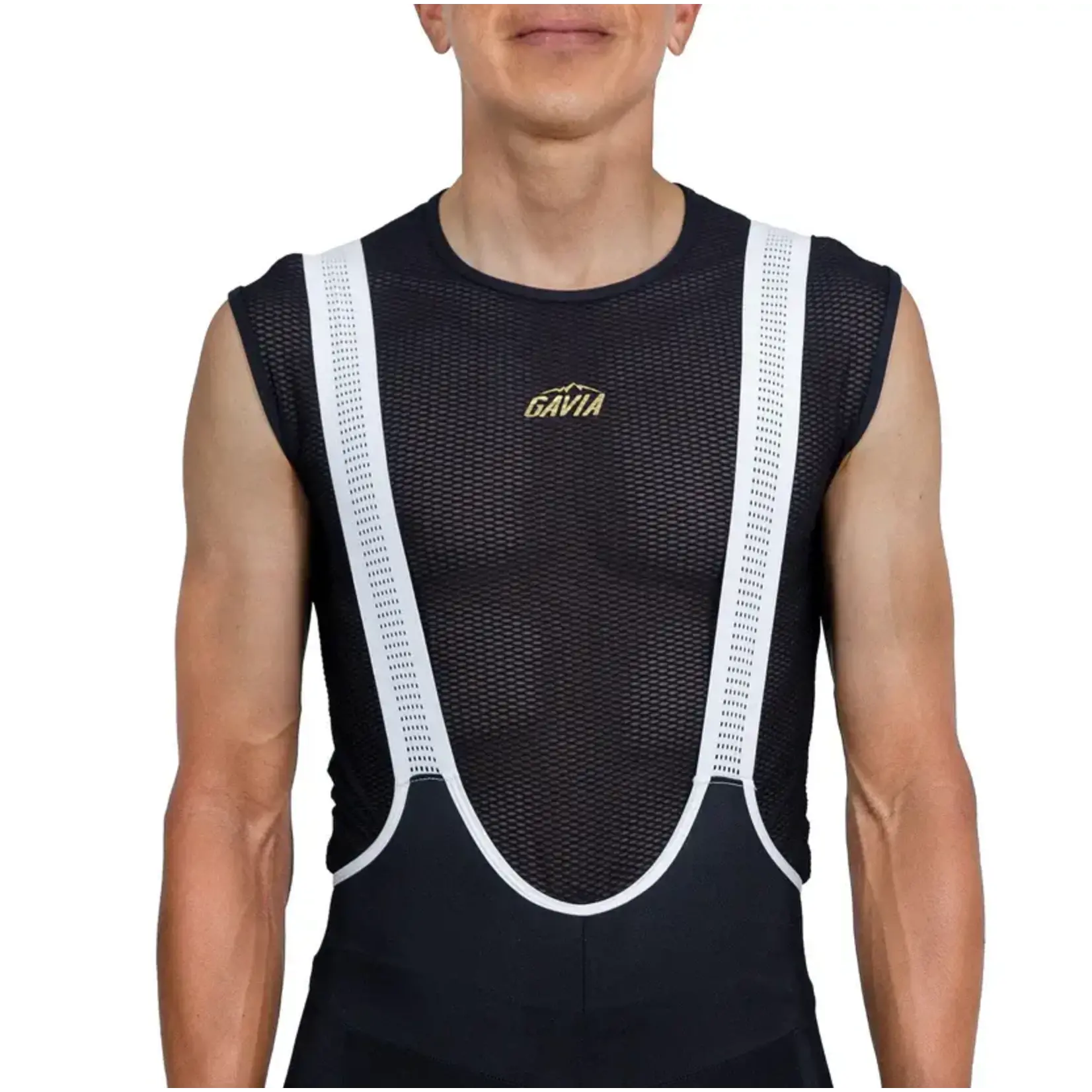 GAVIA Bodywarmer de ciclismo color negro.
