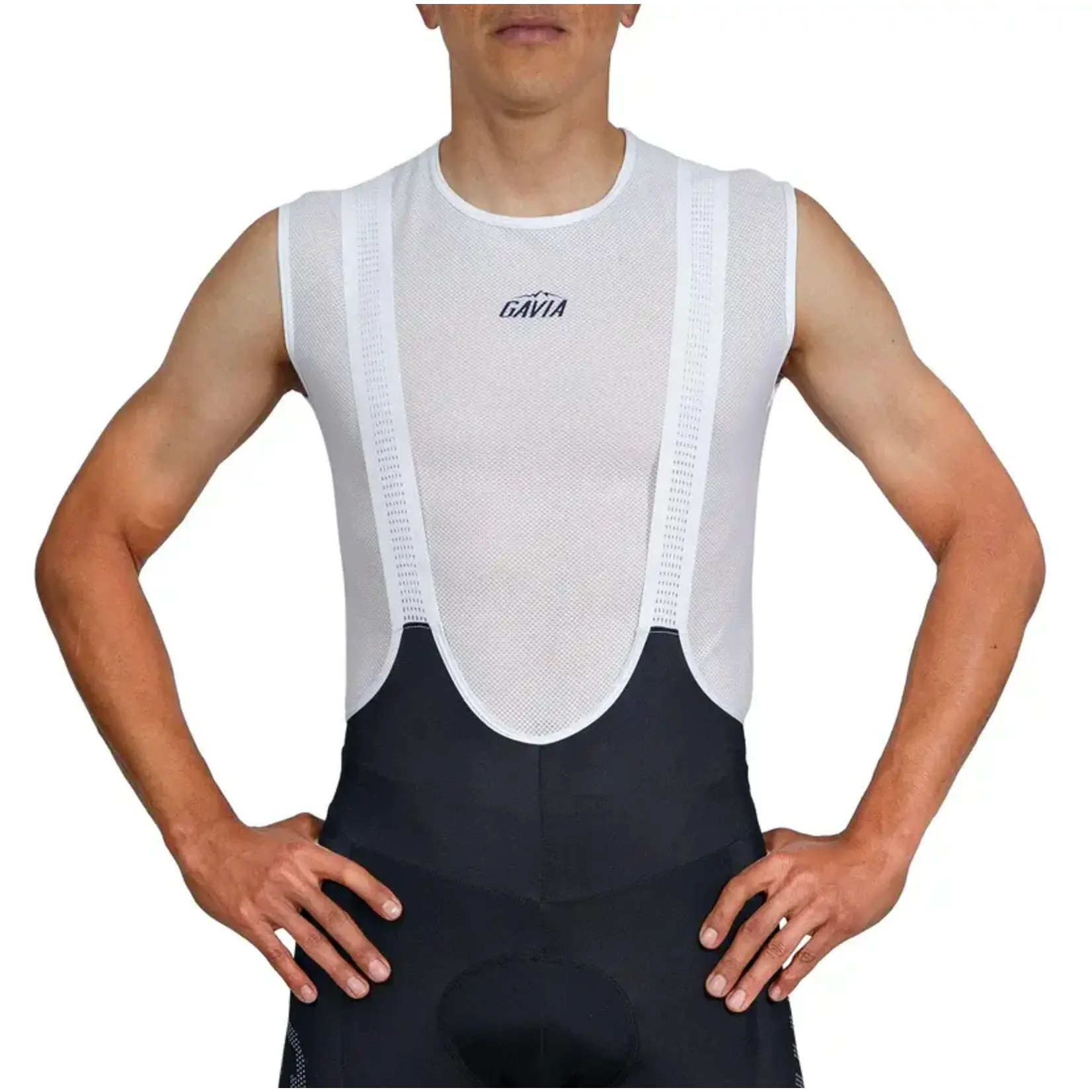 GAVIA Bodywarmer de ciclismo color blanco.