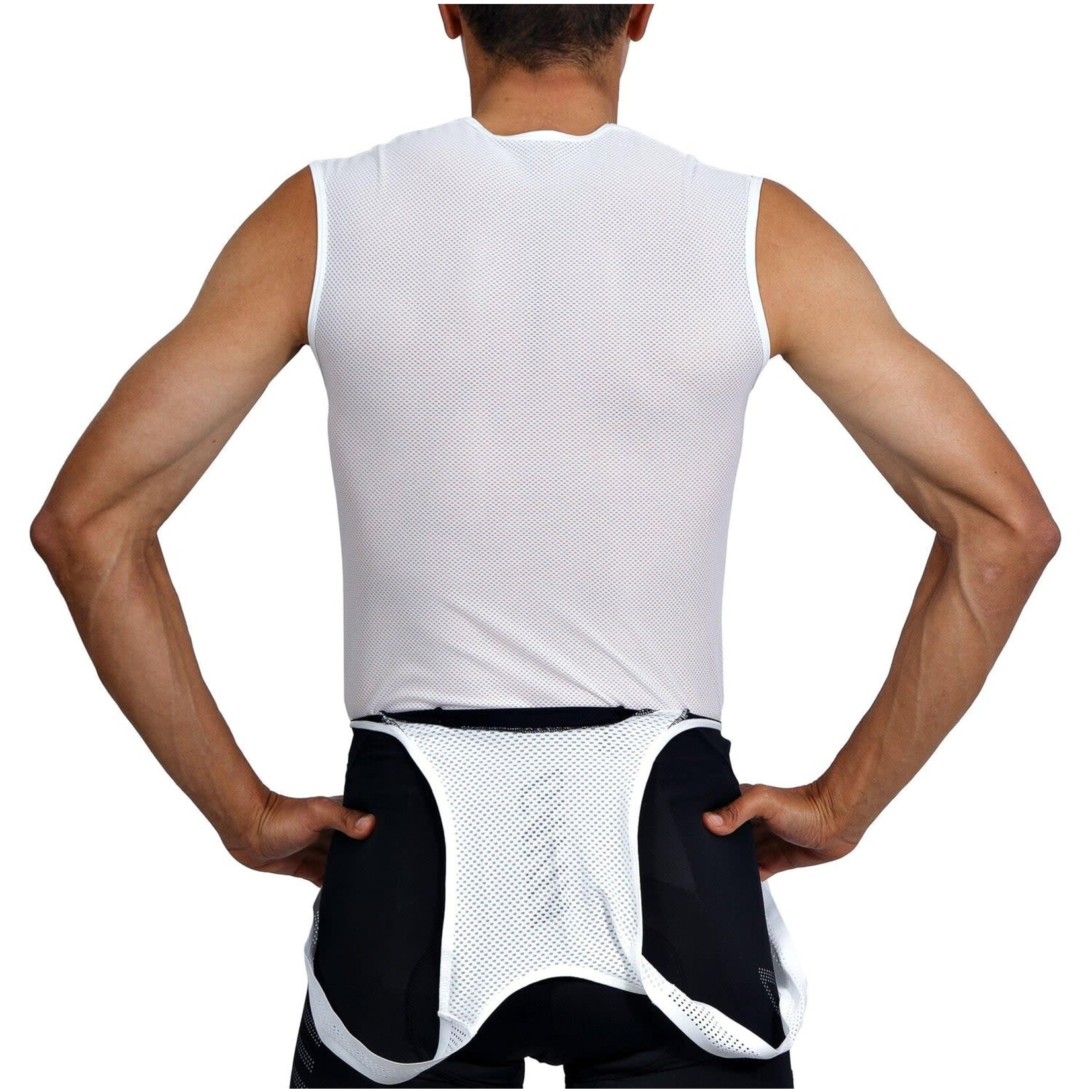 GAVIA Bodywarmer de ciclismo color blanco.