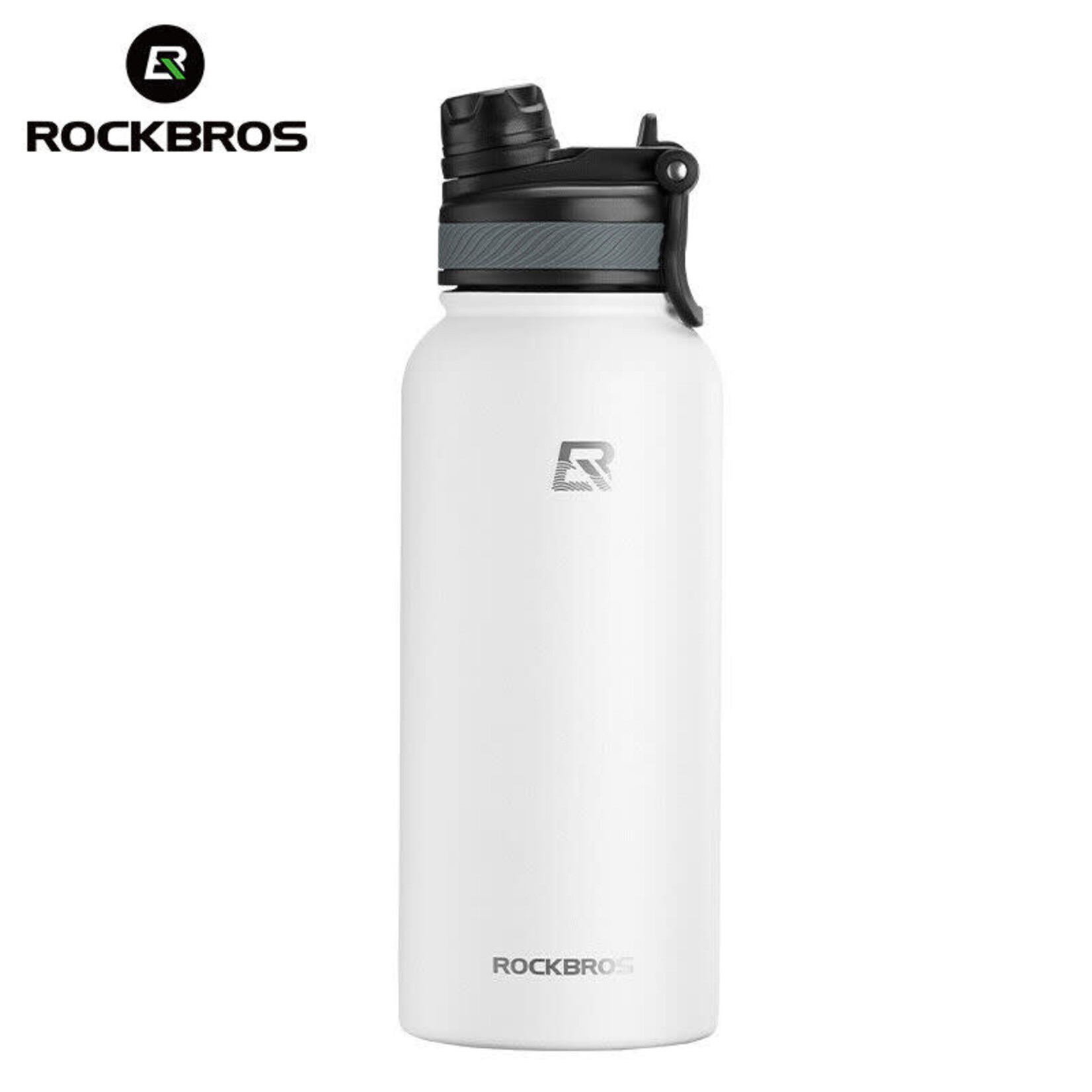ROCKBROS Termo de agua térmico para ciclismo hervidor aislado de gran capacidad de 1.2L. Rockbros